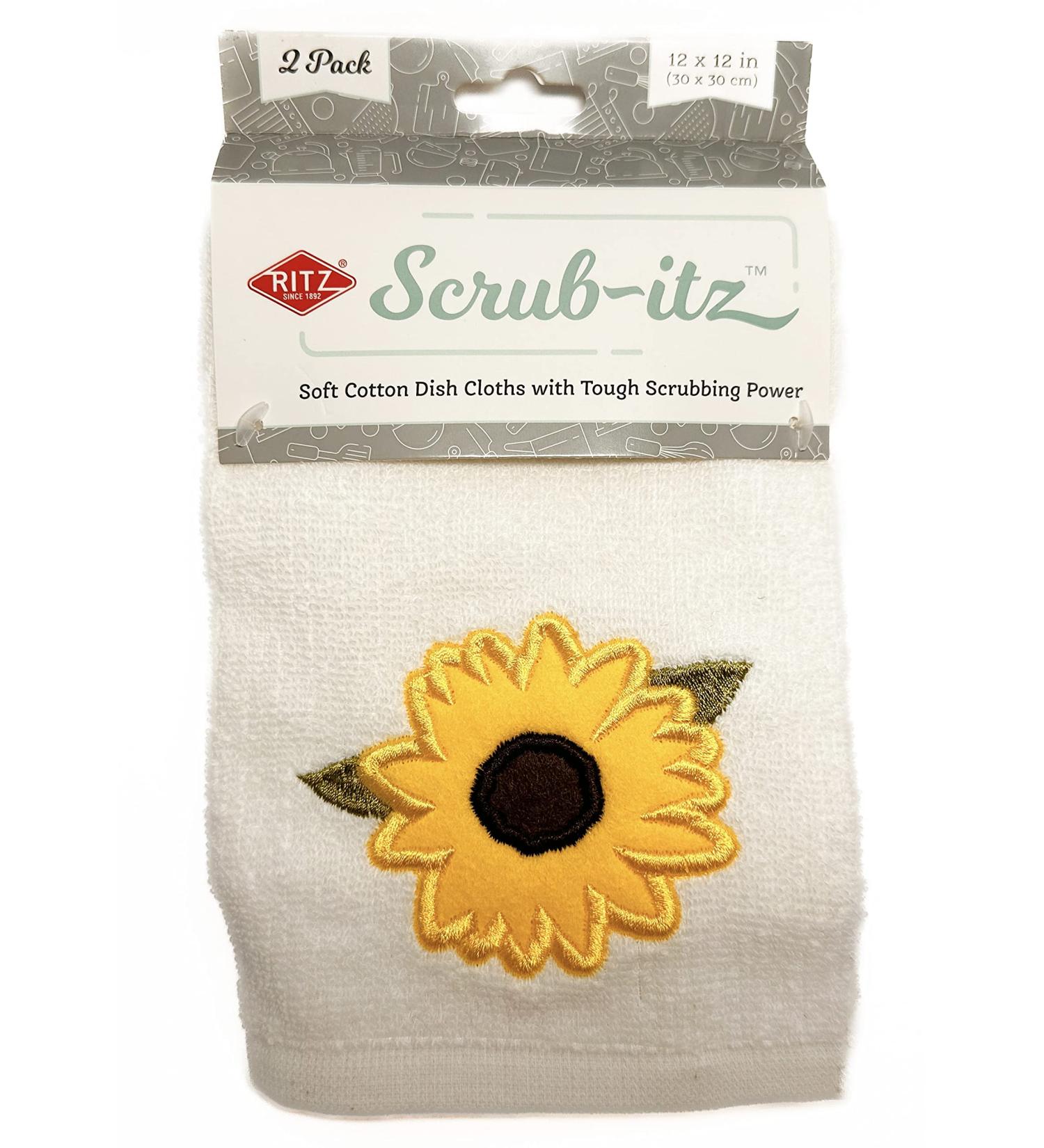 Sunflower Scrub-Itz (2 piece set) Dish Cloth
