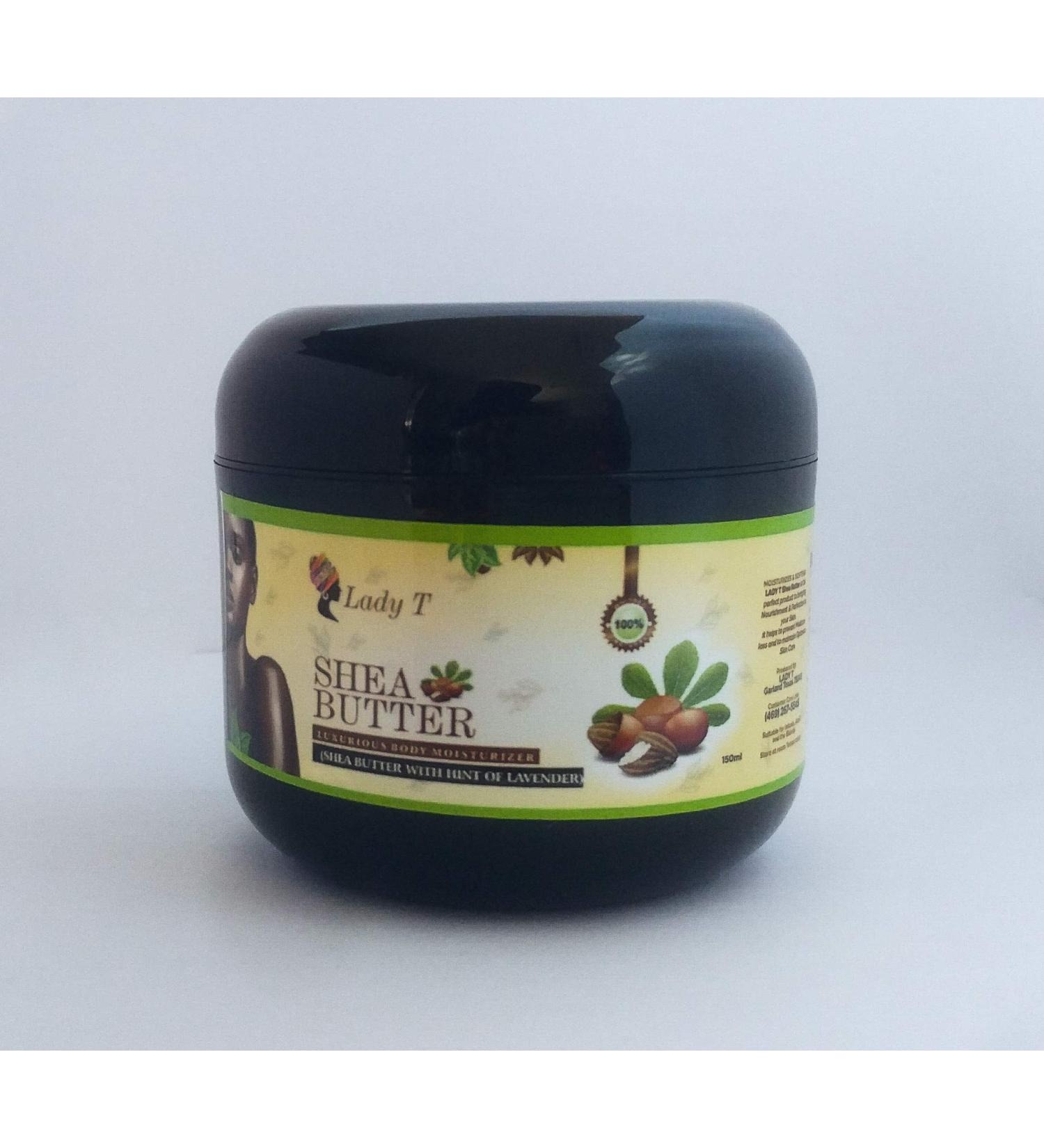 Buy Organic Lavender Shea Butter Moisturizer - Nourishing 4oz Cream for All Skin Types | International Shipping Available - Buy Online on GoSupps.com