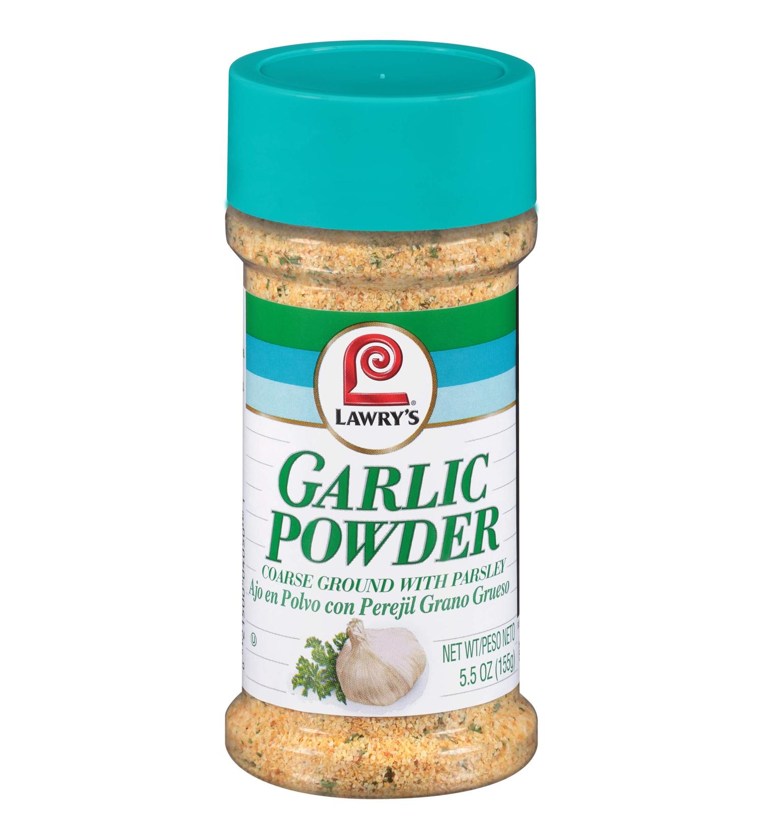 Lawry's Coarse Ground Garlic Powder with Parsley - 5.5 oz - Buy Online on GoSupps.com