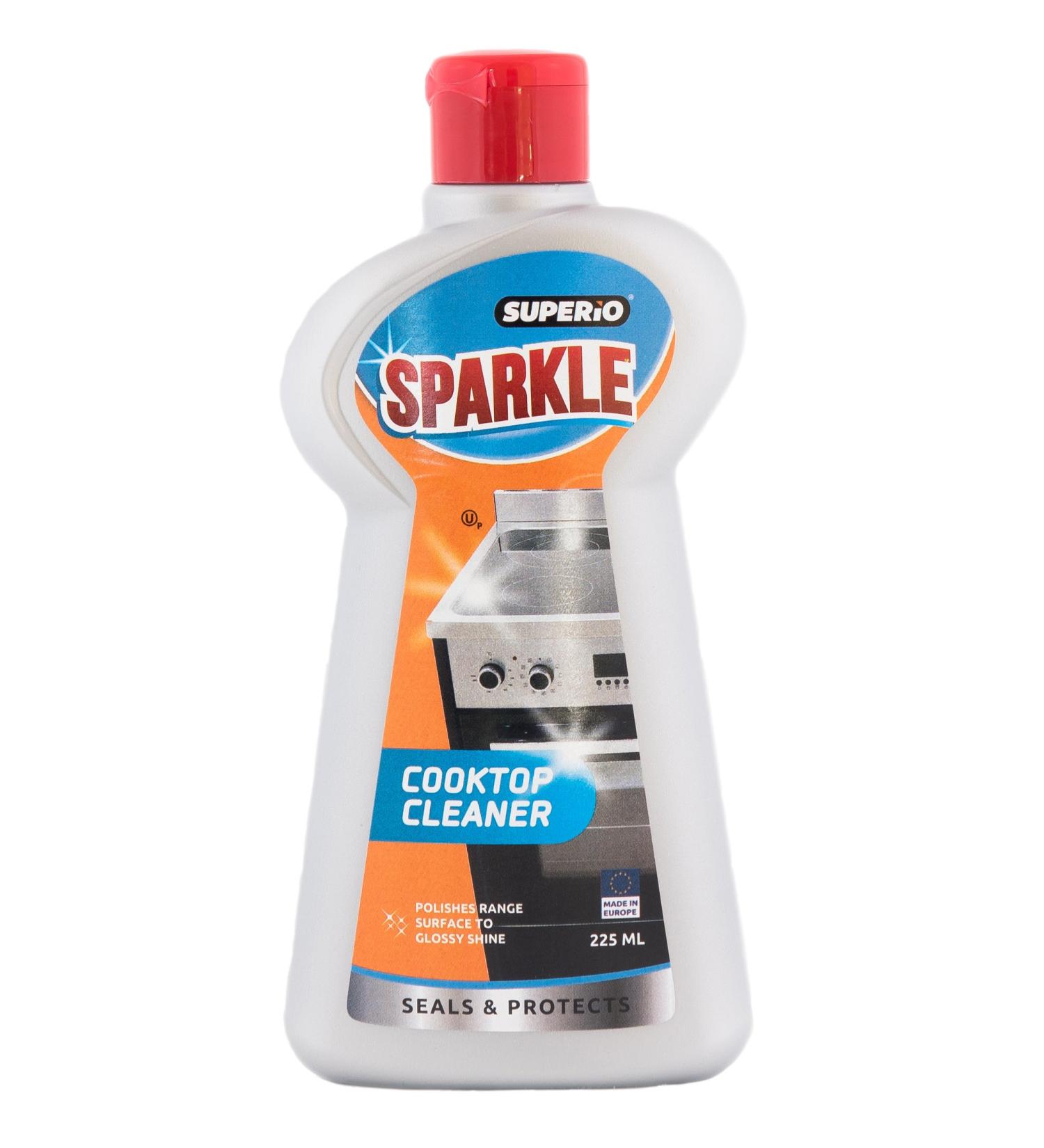Ceramic Cooktop Cleaner Glass Top Stove Cleaner Cooktop Cleaners Glass Cooktop Cleaner and Polish Made in Europe Cream cleaner 7.60 FL by Superio
