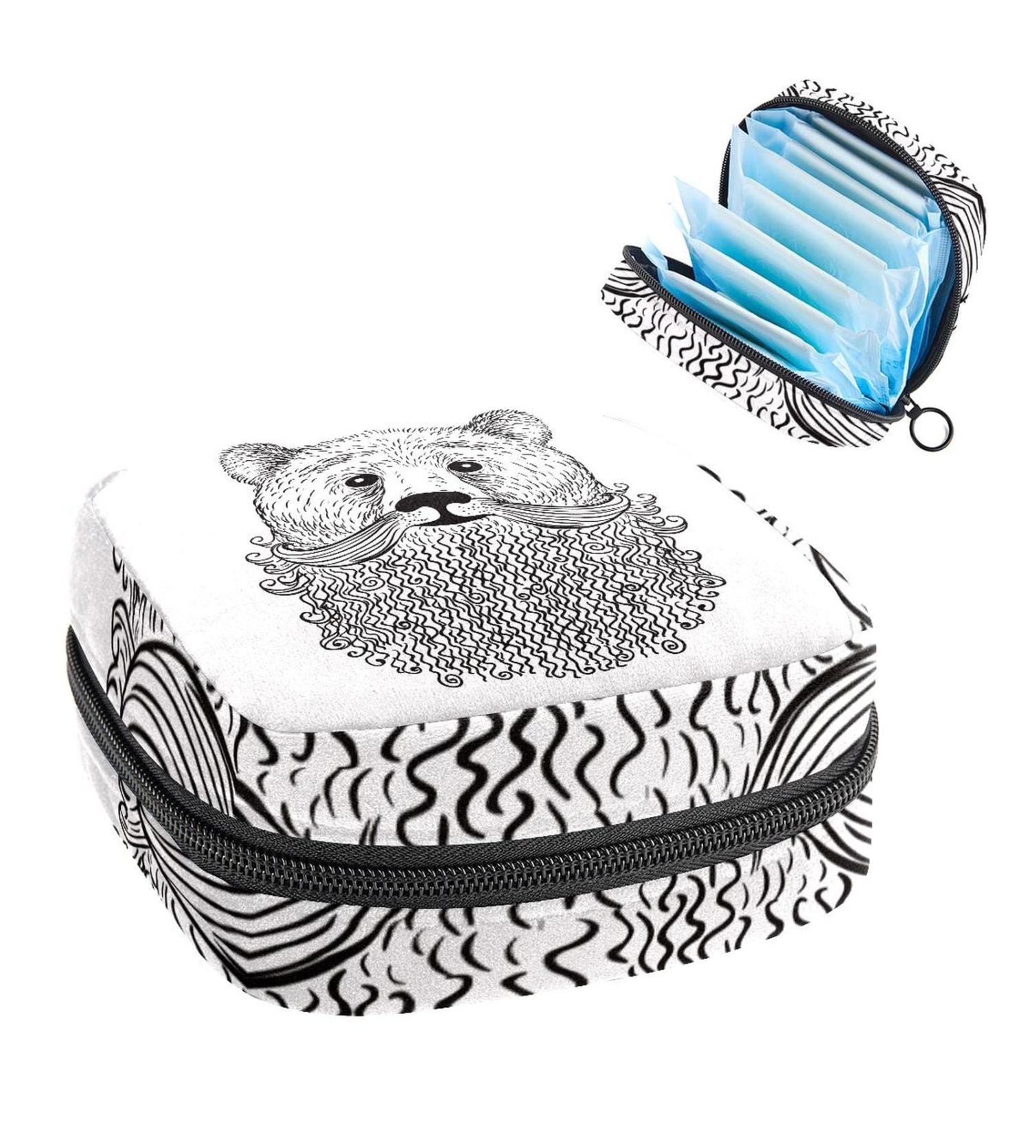Buy Women's Bonds Storage Pockets | Portable Period Kit Bear Animal Holder for Girls - Color2 - Buy Online on GoSupps.com