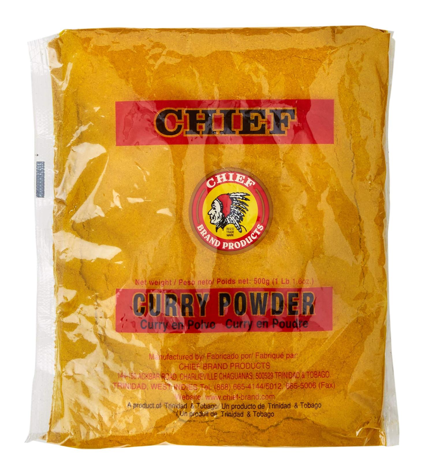 Authentic Chief Curry Powder 500g | 17.5 oz | Trinidad & Tobago Made - Buy Online on GoSupps.com