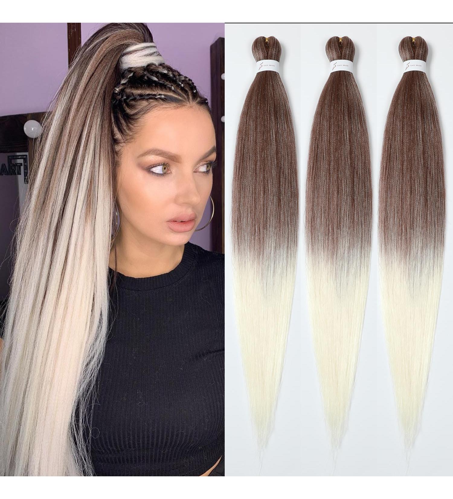 Easy Braid S Braids 20-Inch KanCalon Hair Extensions - 3-Pack Braiding Hair | High-Quality Braid Art (30-613#) - Buy Online on GoSupps.com