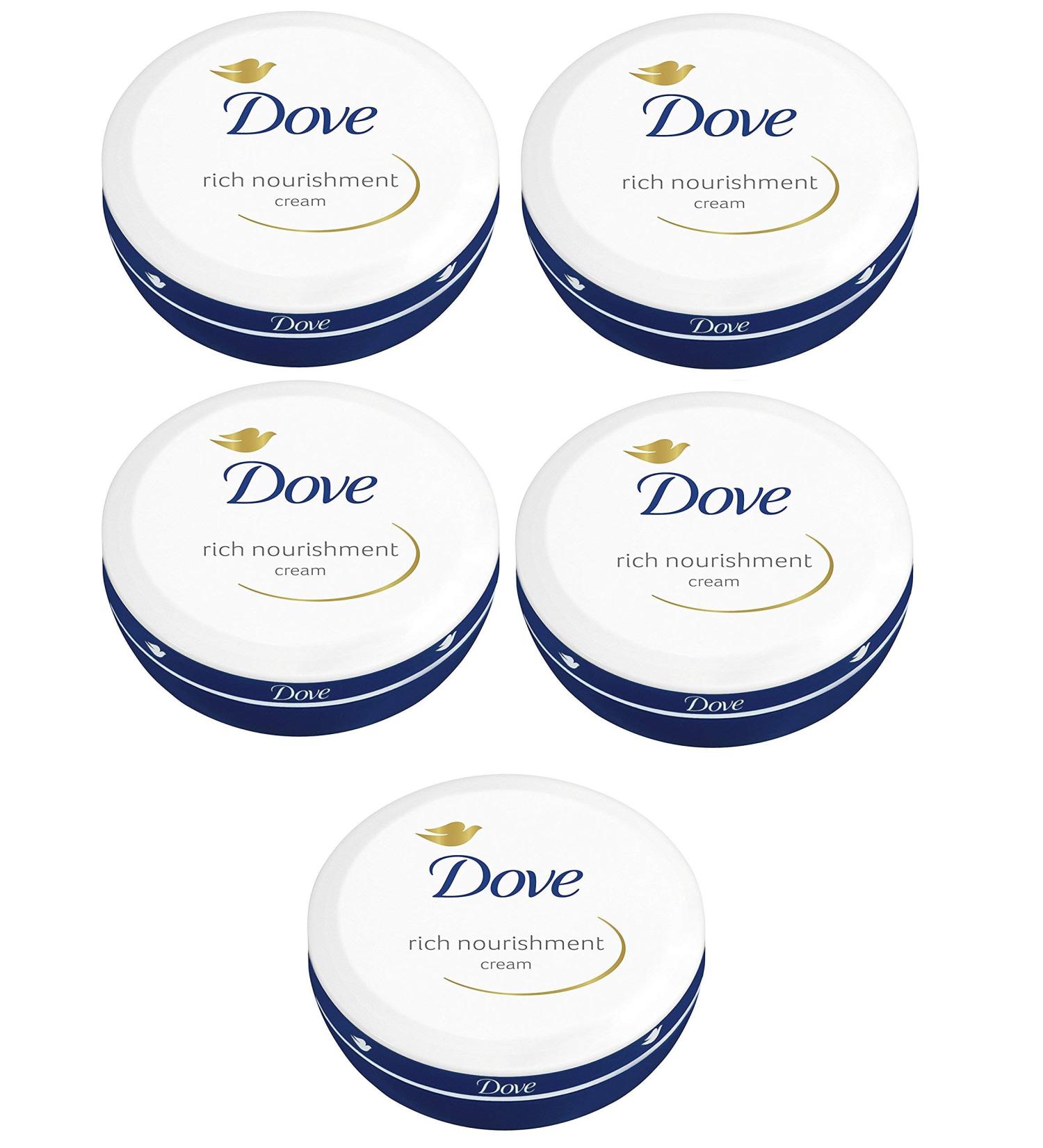 Dove Rich Nourishing Cream 75ml Pack of 5 - Buy Online on GoSupps.com