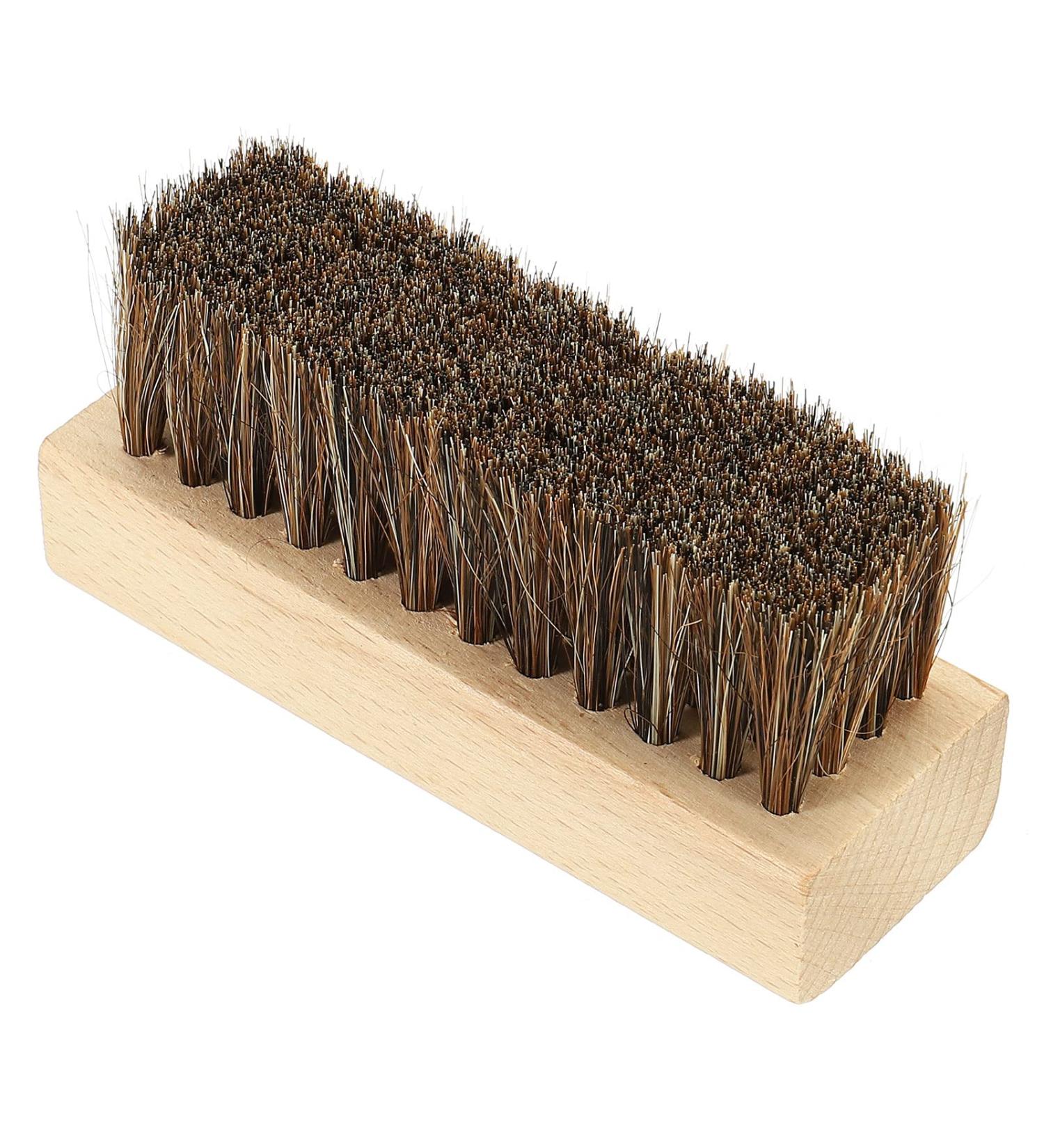 PATIKIL Horsehair Shoes Brush Square Handheld Polish Daubers for Leather Boots Cloth - Buy Online on GoSupps.com