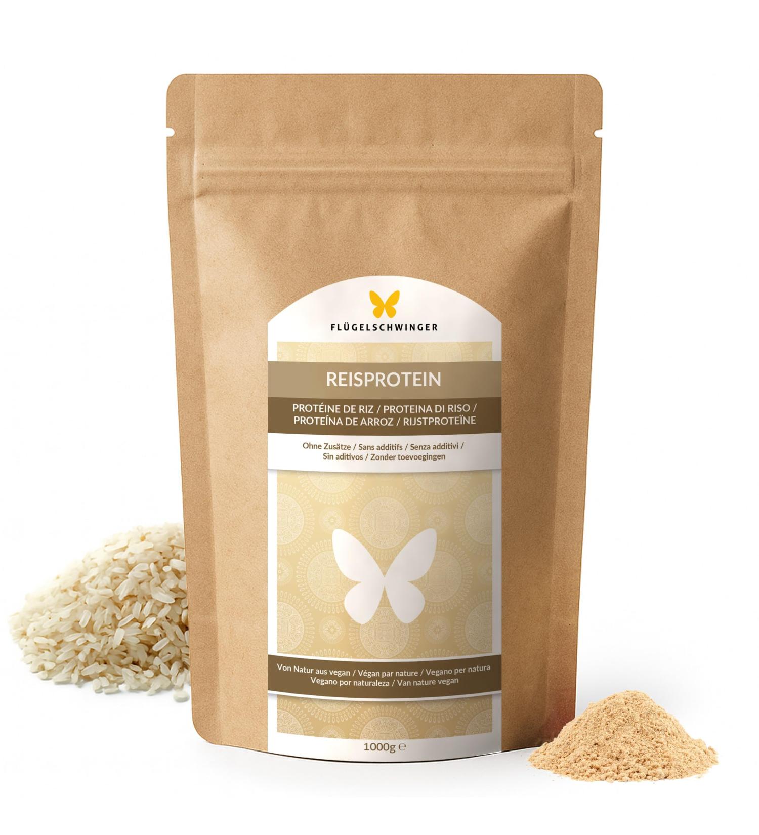 1 kg de prot ine de riz avec 84 4% de prot ines sans additifs naturellement v gan sans soja (1000g) - Buy Online on GoSupps.com