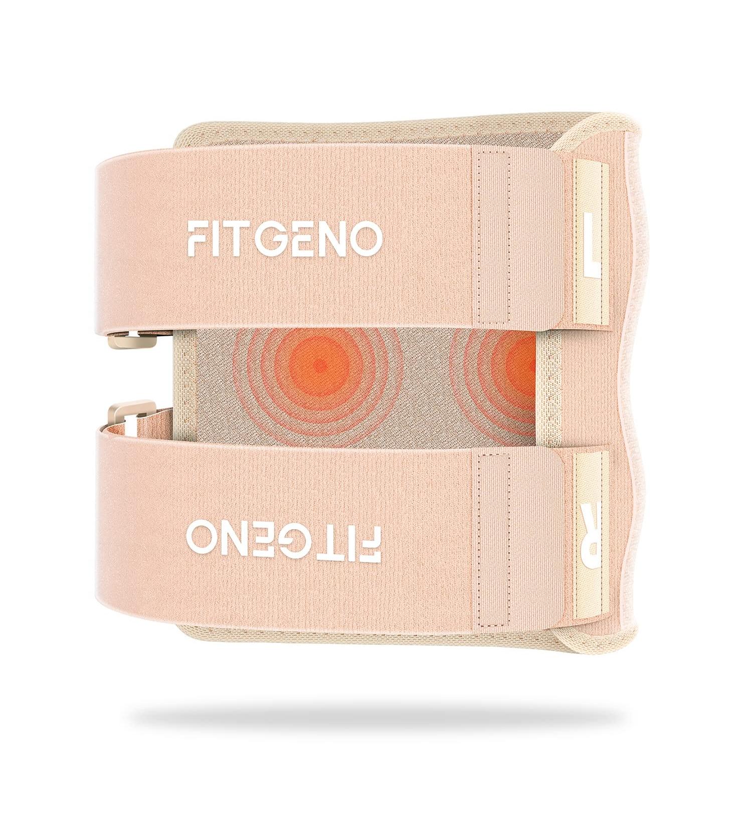 Geno Sciatica Pain Relief Brace 2023 - Dual Pressure Pads for Maximum Lower Back Pain Relief - FSA/HSA Eligible - Beige - Buy Online on GoSupps.com