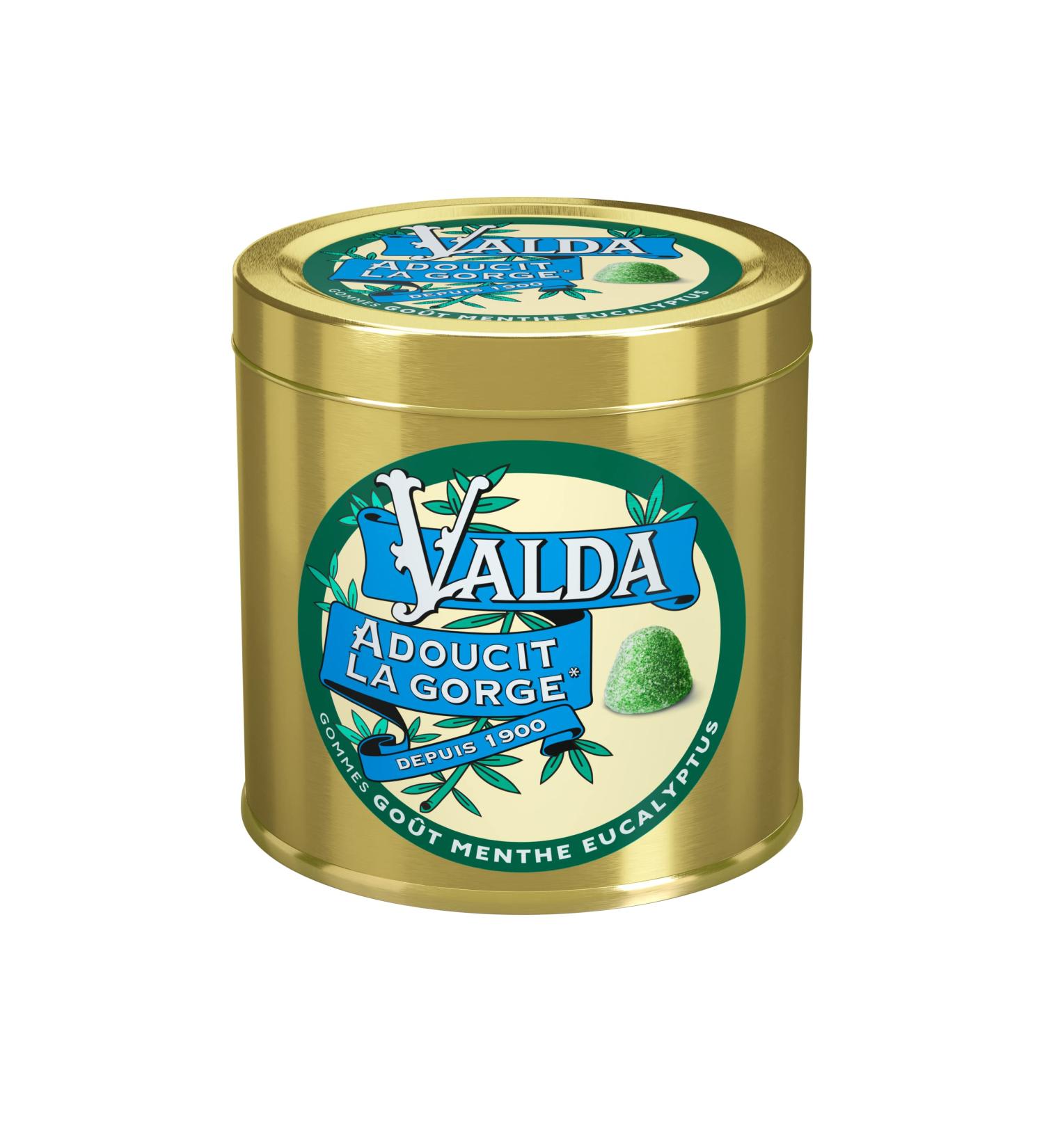Valda Gums With Sugars - Mint Eucalyptus Flavor - Softens the Throat* - 140g - Buy Online on GoSupps.com