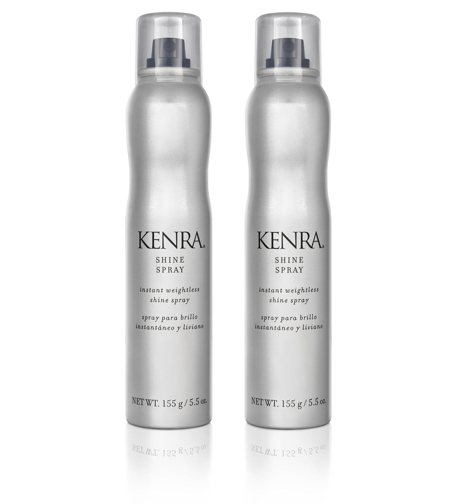 Kenra Shine Spray | Instant Weightless Shine Hairspray | Tames Frizz & Flyaways | Enhances Color Vibrancy | Lightweight No Hold | All Hair Types 5.5 Ounce (Pack of 2) - Buy Online on GoSupps.com