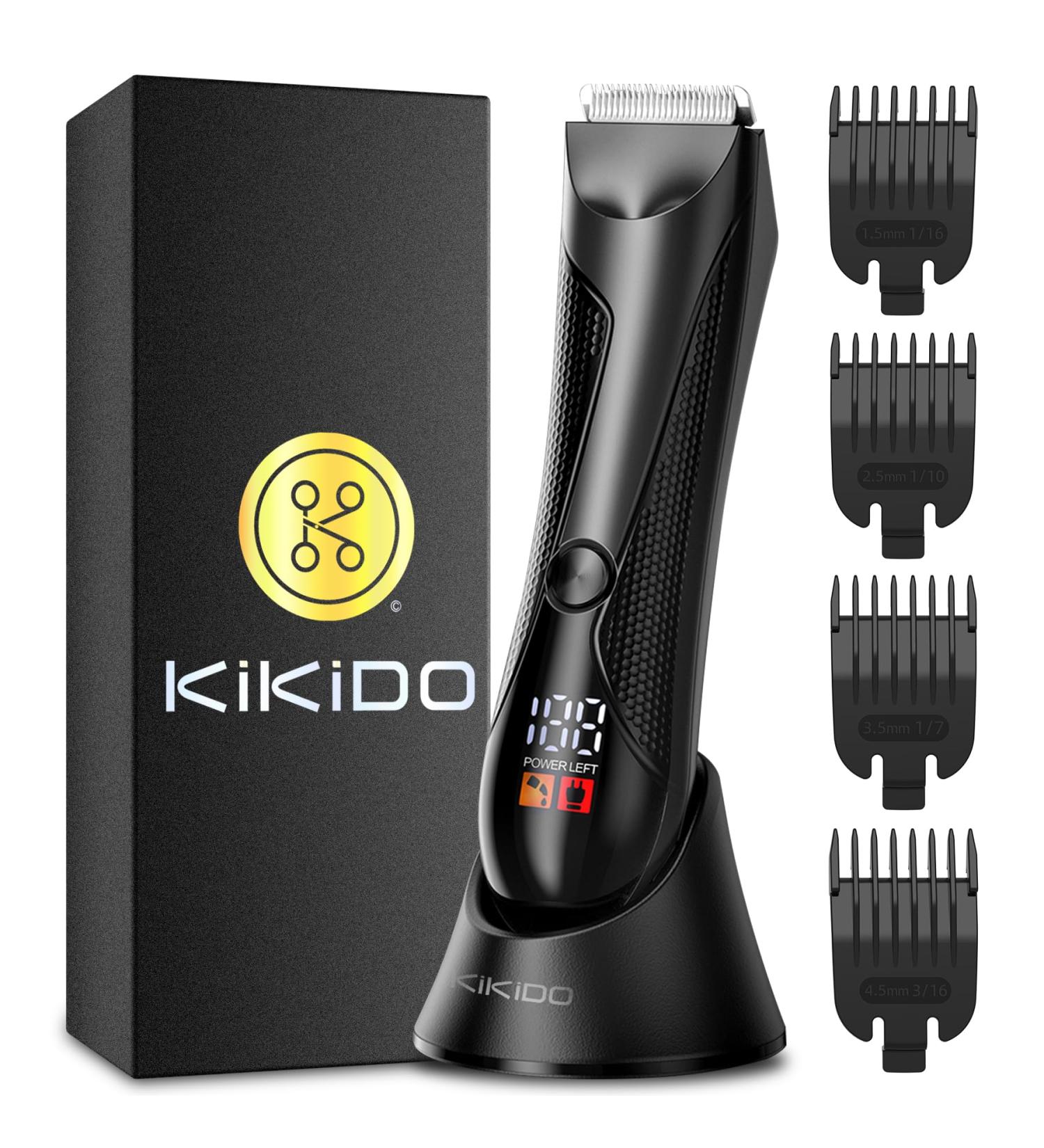 Buy KNCANEO Waterproof Rechargeable Body Hair Trimmer for Men - Electric Ball Trimmer & Male Care Set with Ceramic Blade & LED Light | Perfect Gifts for Men - Buy Online on GoSupps.com