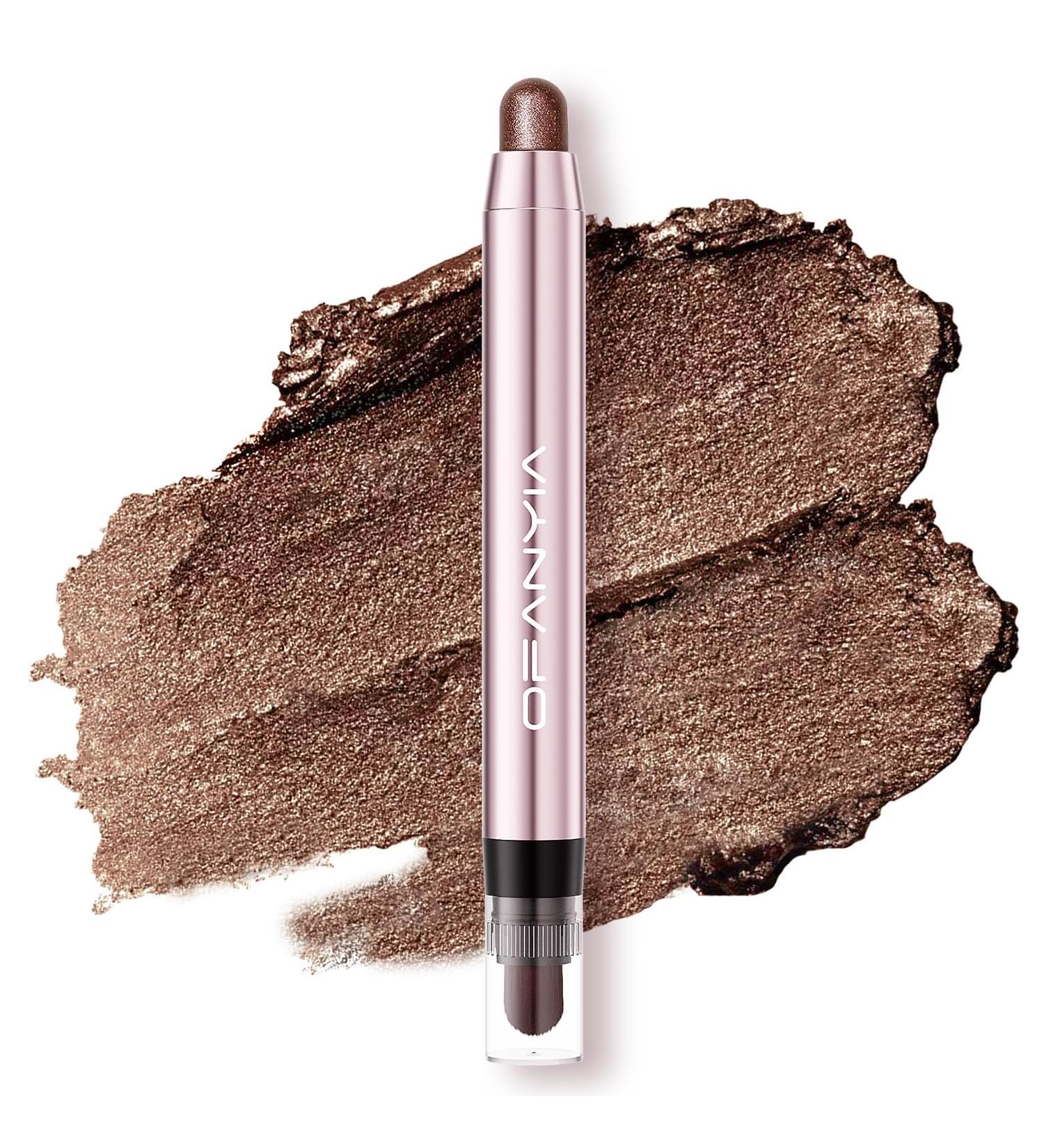 Lucoss Cream Eyeshadow Pen #05 Dark Brown - Highly Pigmented Waterproof Long-Lasting Eye Highlighter Stick - Buy Online on GoSupps.com