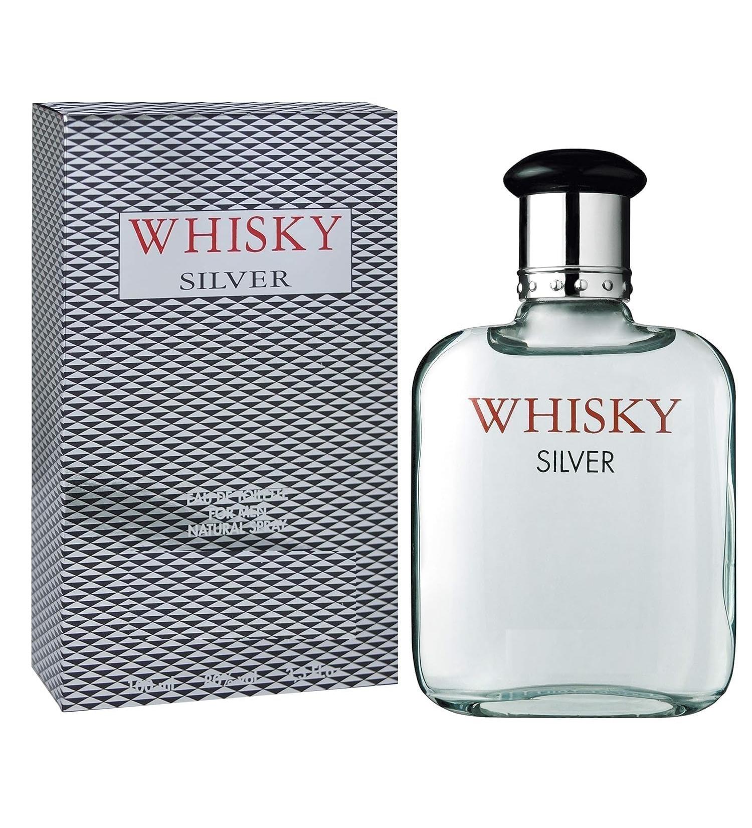 Whisky Silver Eau De Toilette for Men 100ml - Buy Online on GoSupps.com