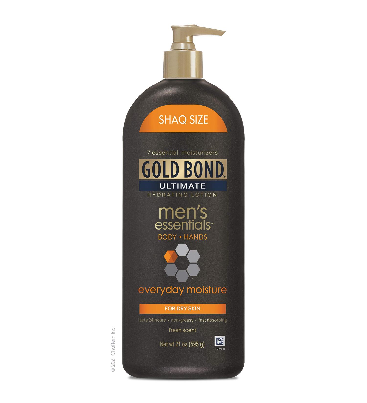 Gold Bond Ultimate Men's Hydrating Lotion 21 oz - Everyday Moisture for Dry Skin - Buy Online on GoSupps.com