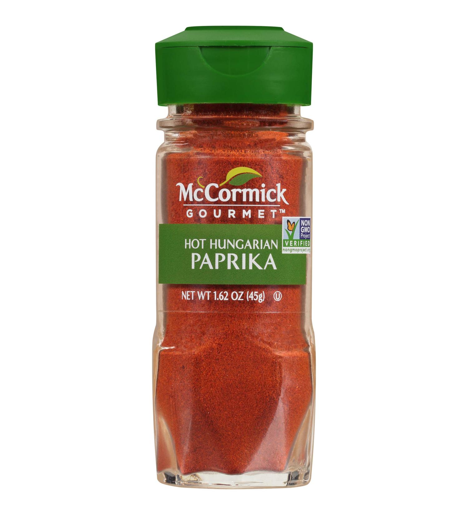McCormick Gourmet Hot Hungarian Paprika 1.62 oz - All Natural Spice Blend - Buy Online on GoSupps.com