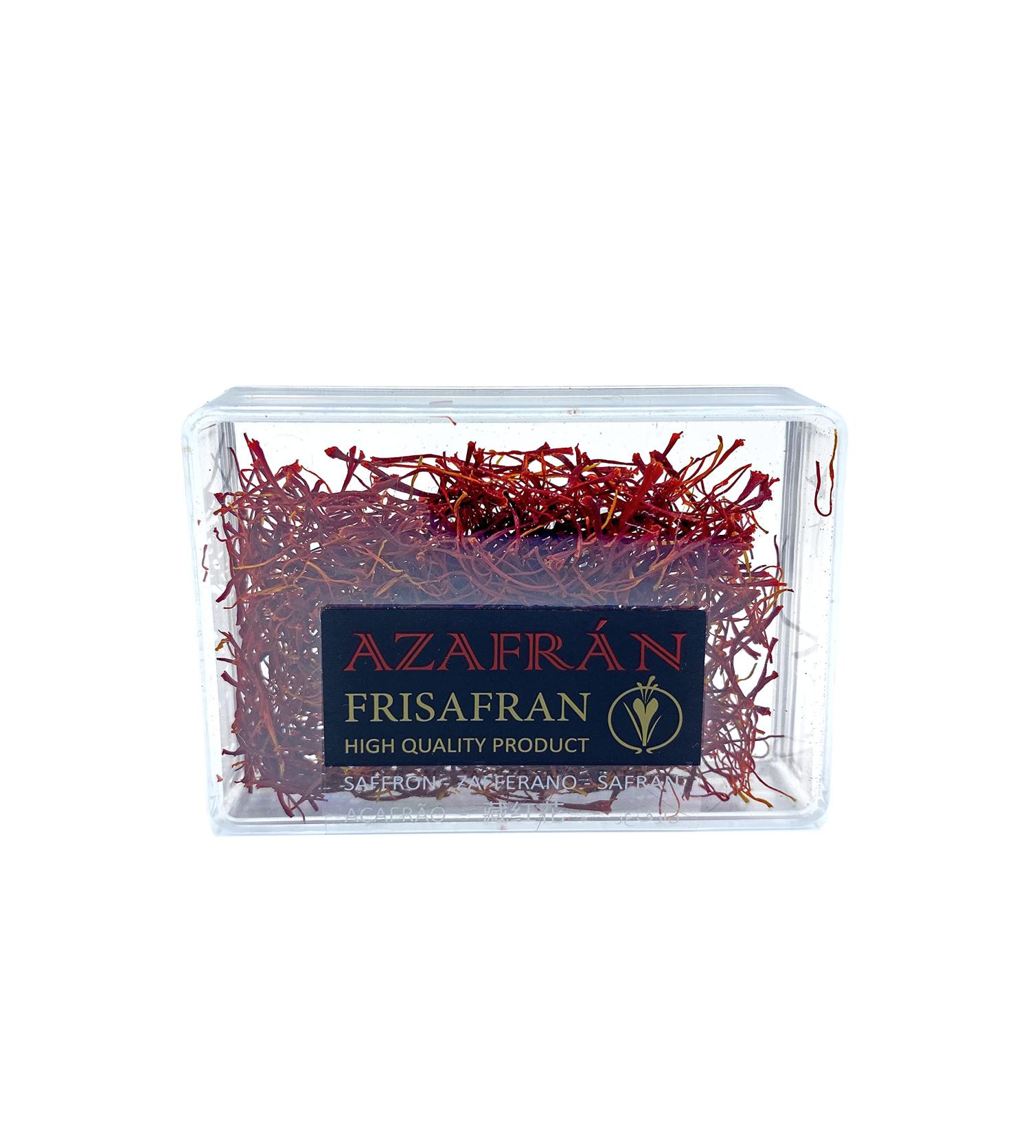 FRISAFRAN | Saffron Filaments 2g | Saffron in pistils | Saffron Yarn | Saffron | Organic Saffron | Organic Saffron | Saffron - Buy Online on GoSupps.com