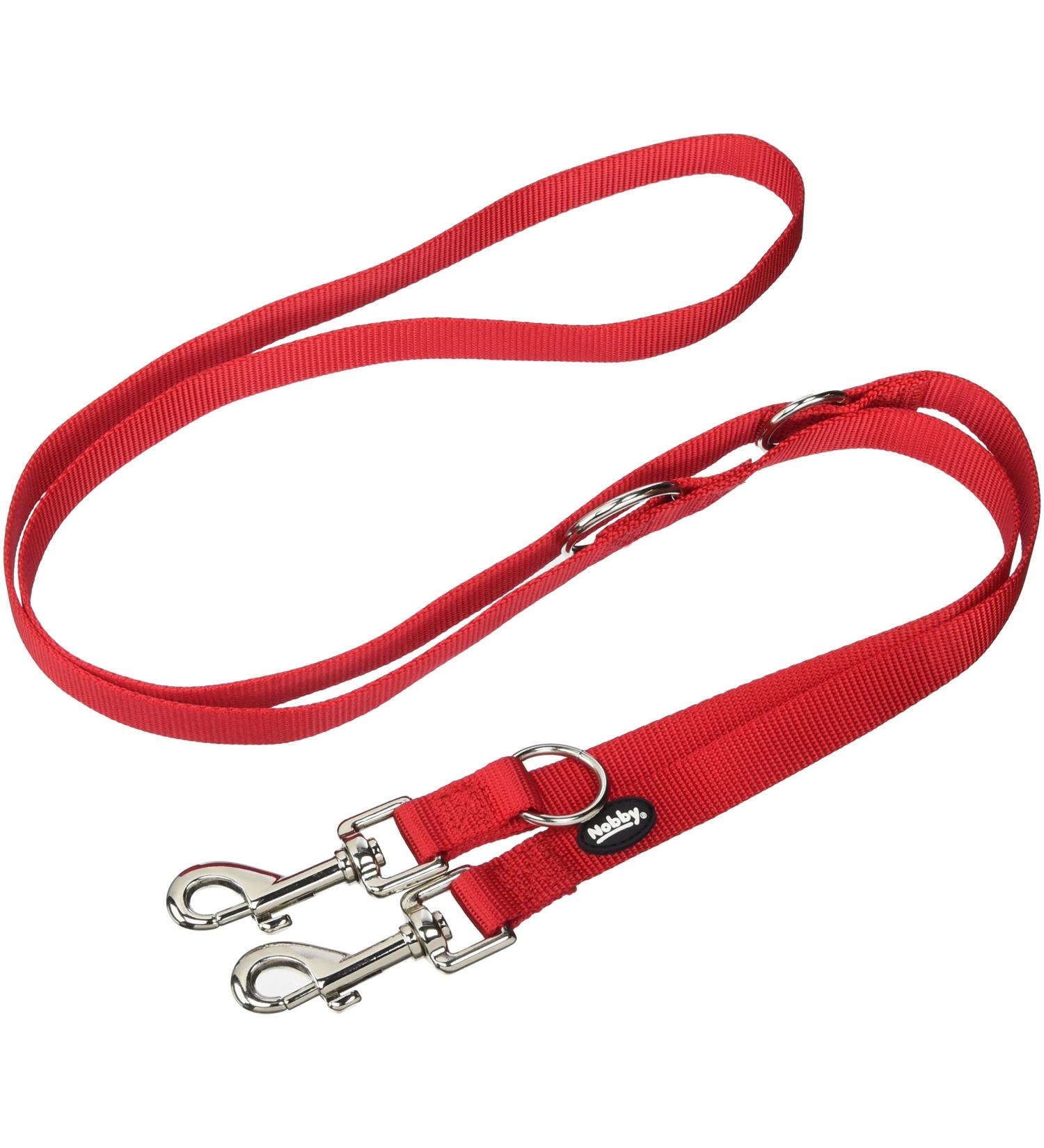 Nobby Training Leash Classic 200 cm/ 20 mm Red width 20 mm