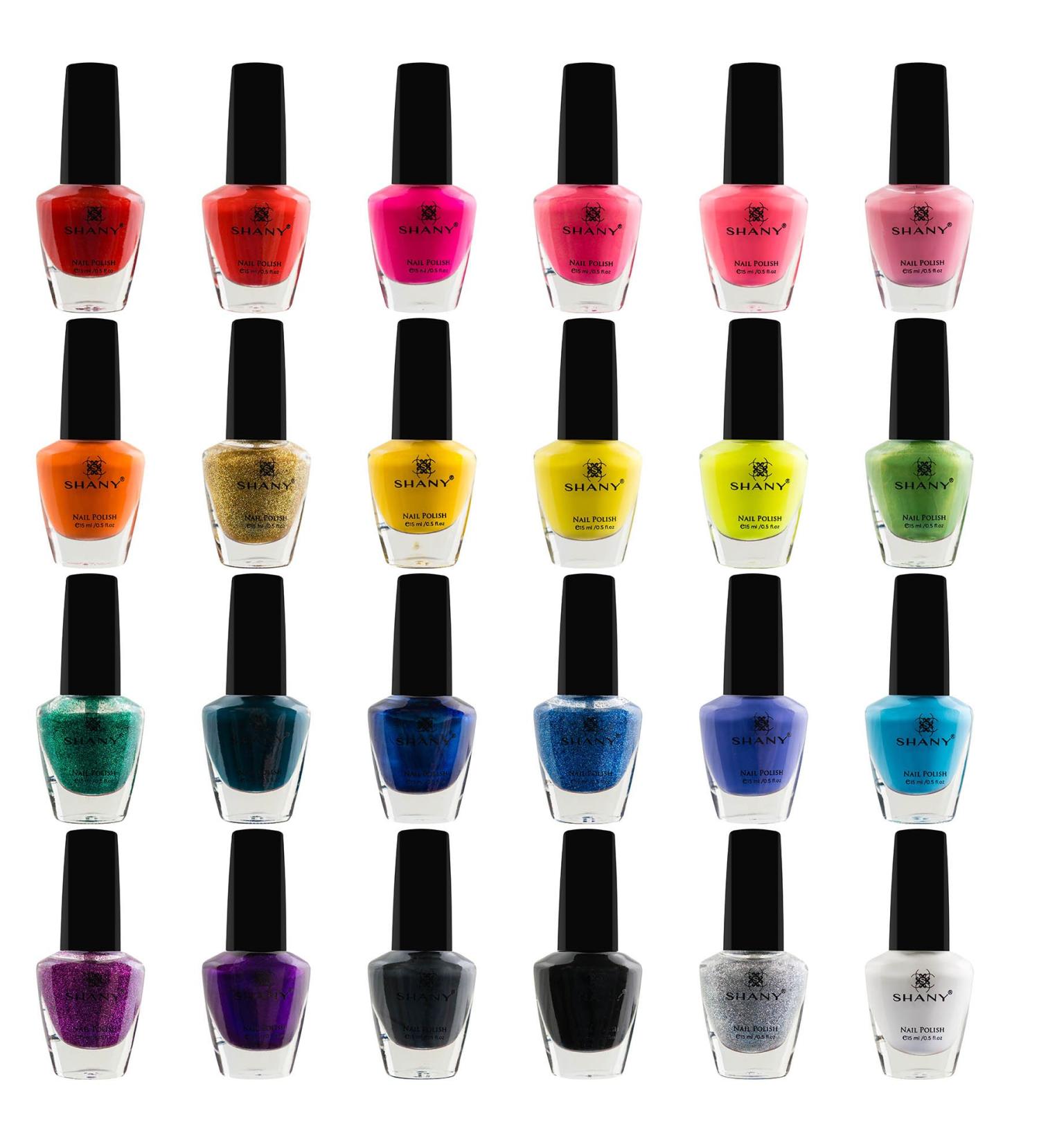 SHANY Cosmopolitan Nail Polish Set - 24 Colors - Premium Quality, Quick Dry - Buy Online on GoSupps.com