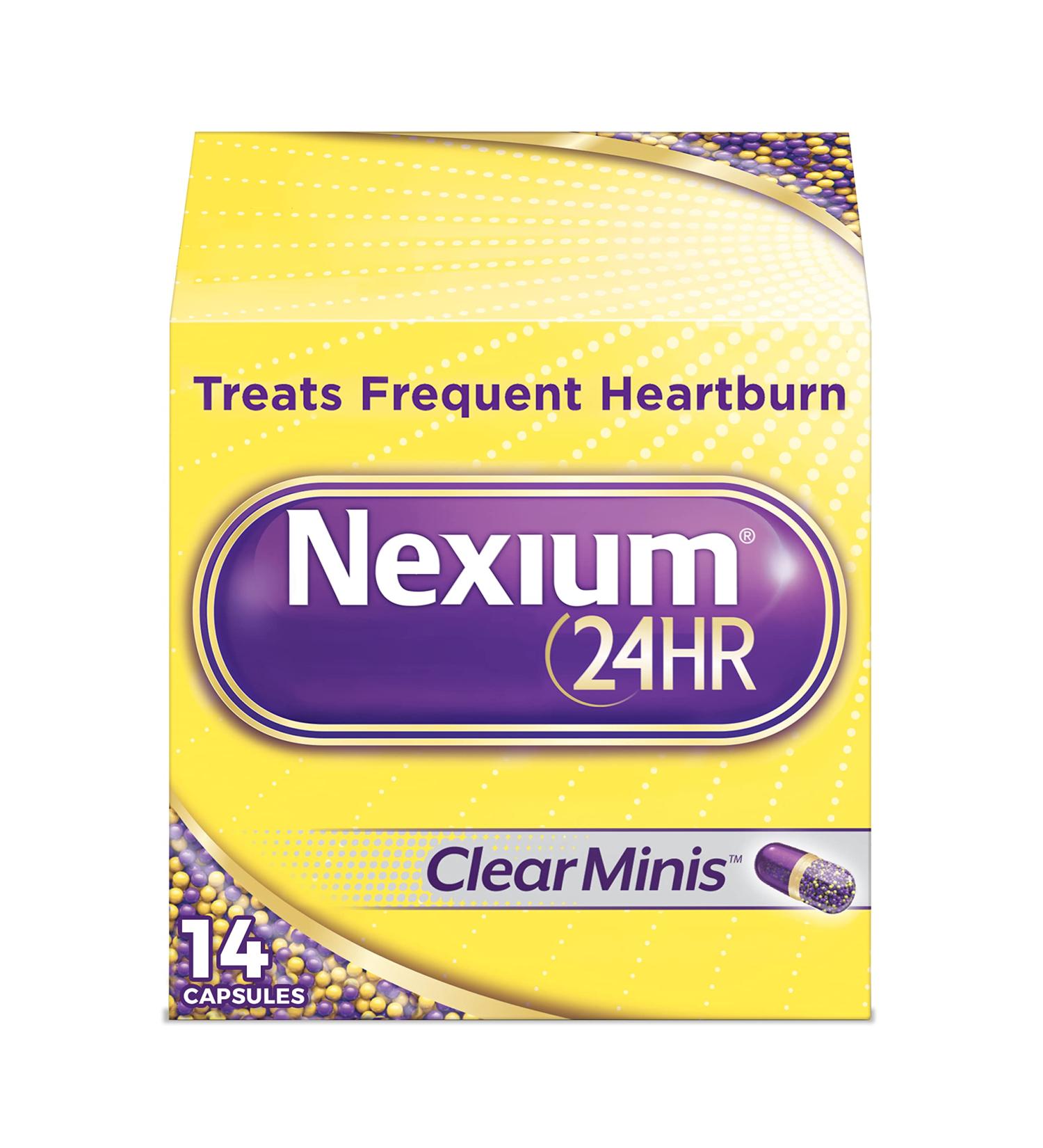 Nexium 24HR ClearMinis Acid Reducer Capsules - 14 Count - Buy Online on GoSupps.com