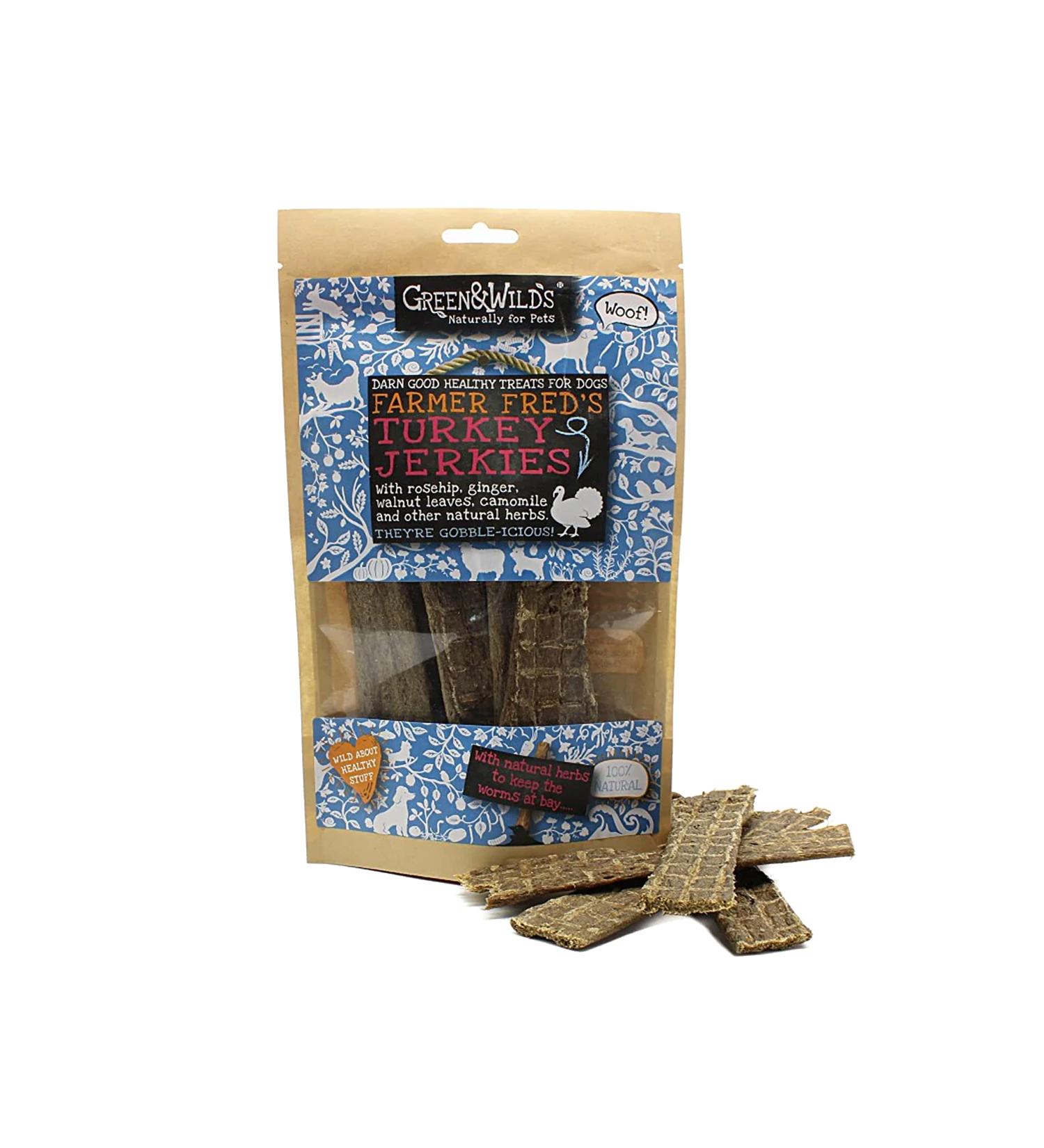 Green & Wilds Eco-Friendly Dog Chews - Turkey Jerkies