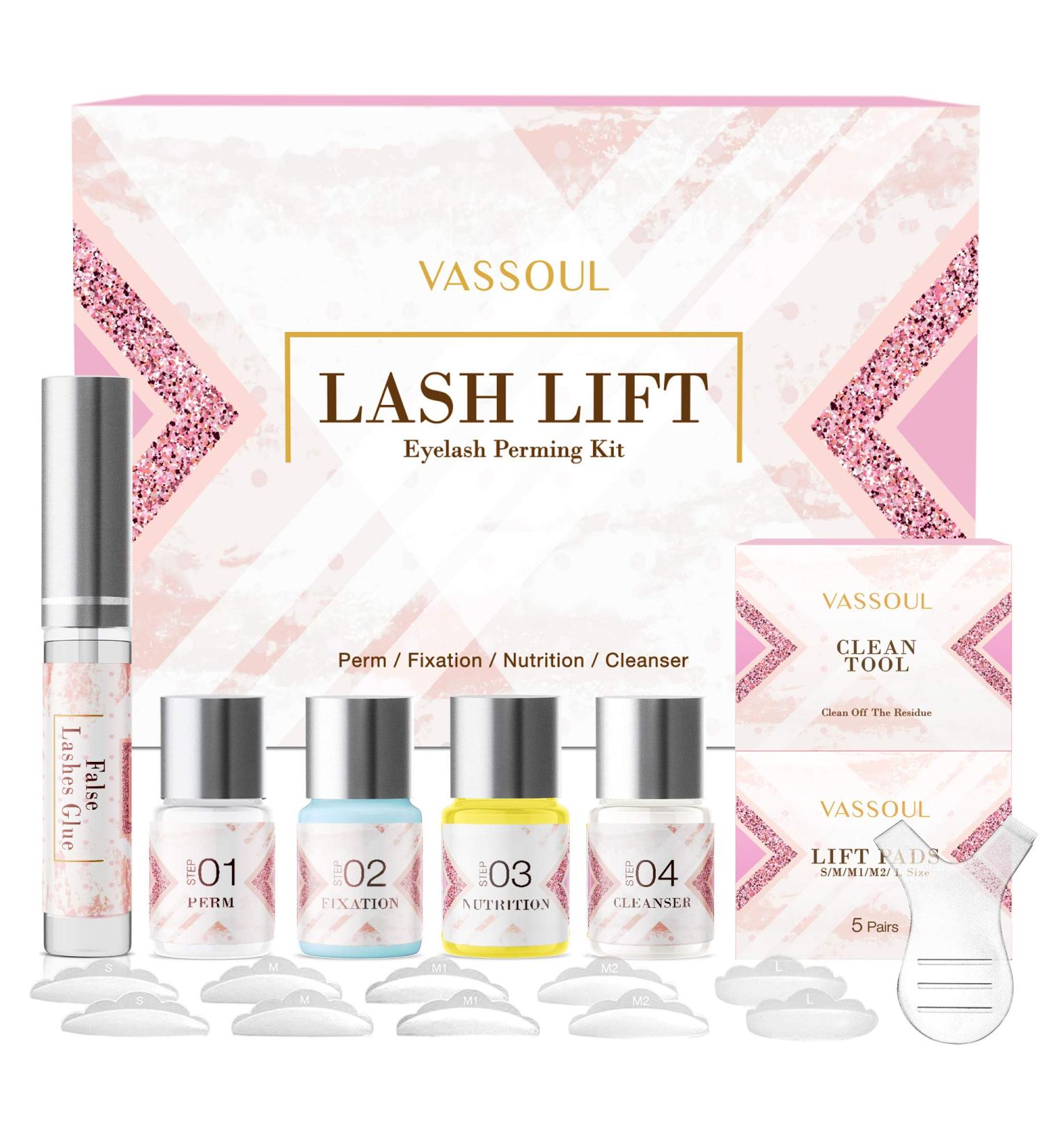 Lash Lift Kit - Professional Eyelash Perm Extensions for Salon Quality Curling and Semi-Permanent Results - Buy Online on GoSupps.com