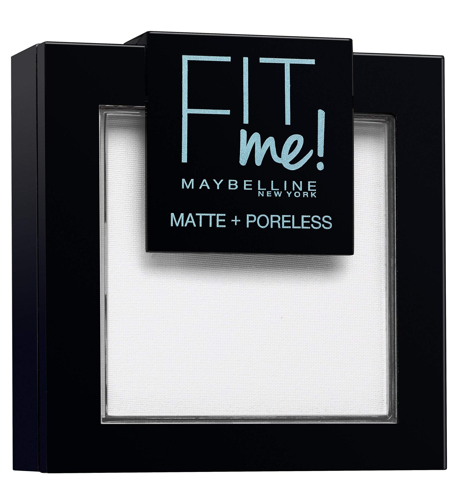 Maybelline New York FitMe Matte and Poreless Powder 90 Translucent Pack of 1 x 9 g Translucent 9 g (Pack of 1)