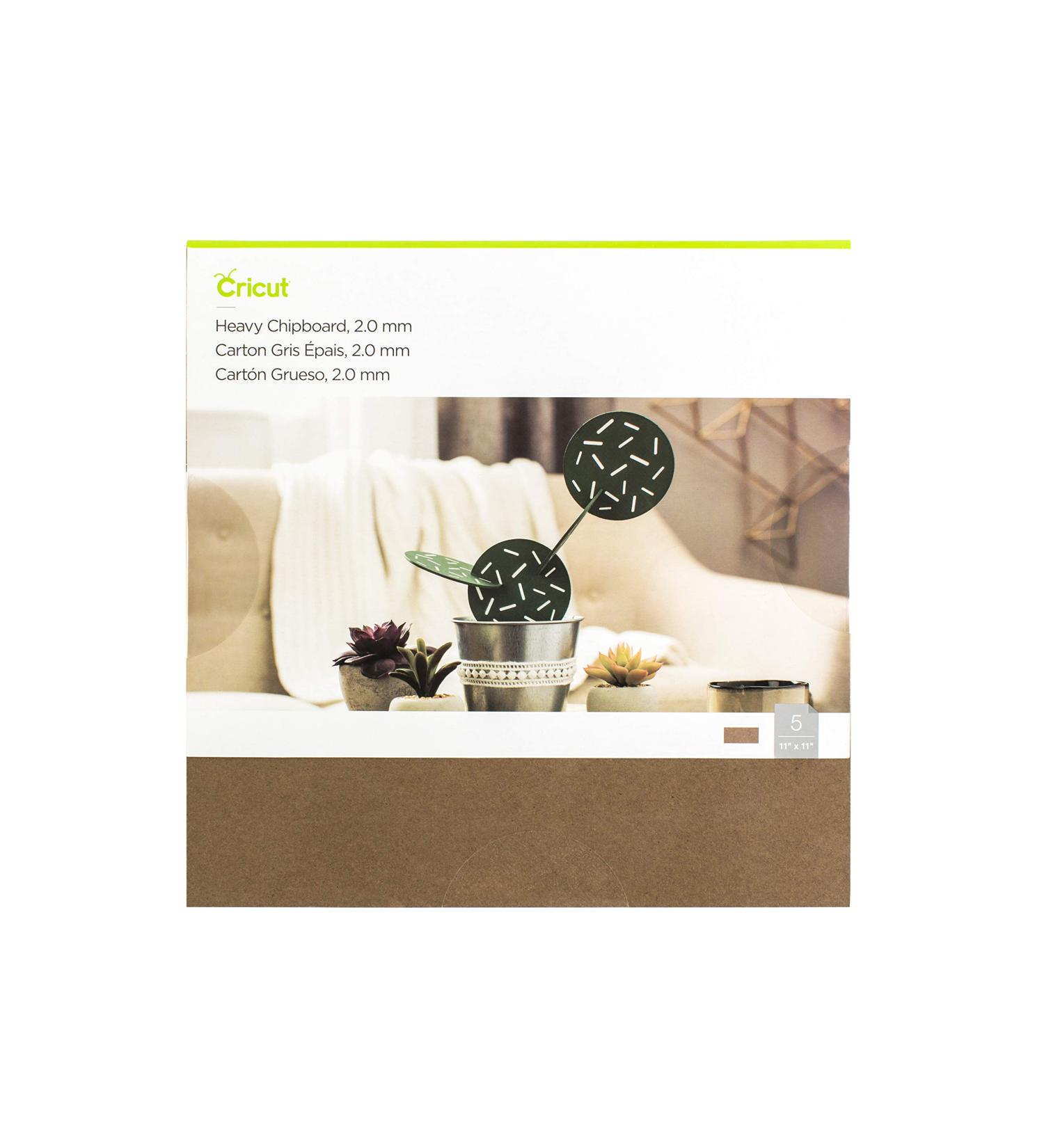 Cricut Heavy Chipboard 11x11 - 5 Sheets | Brown Multicolor | Craft Supplies - Buy Online on GoSupps.com