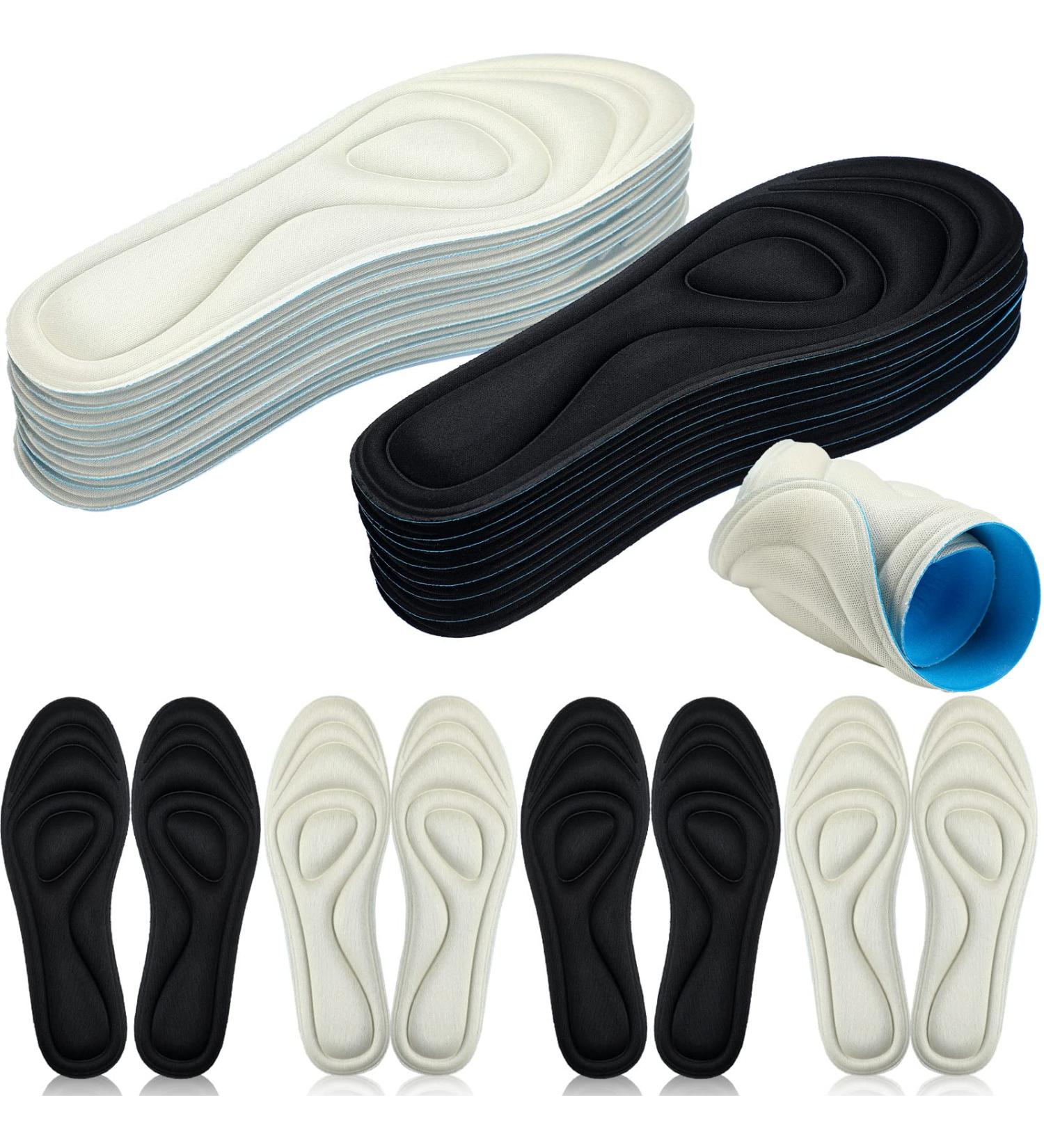 16 Pairs 3D Memory Foam Shoe Inserts | Men Women Comfort Insoles for Foot Pain Relief - Buy Online on GoSupps.com