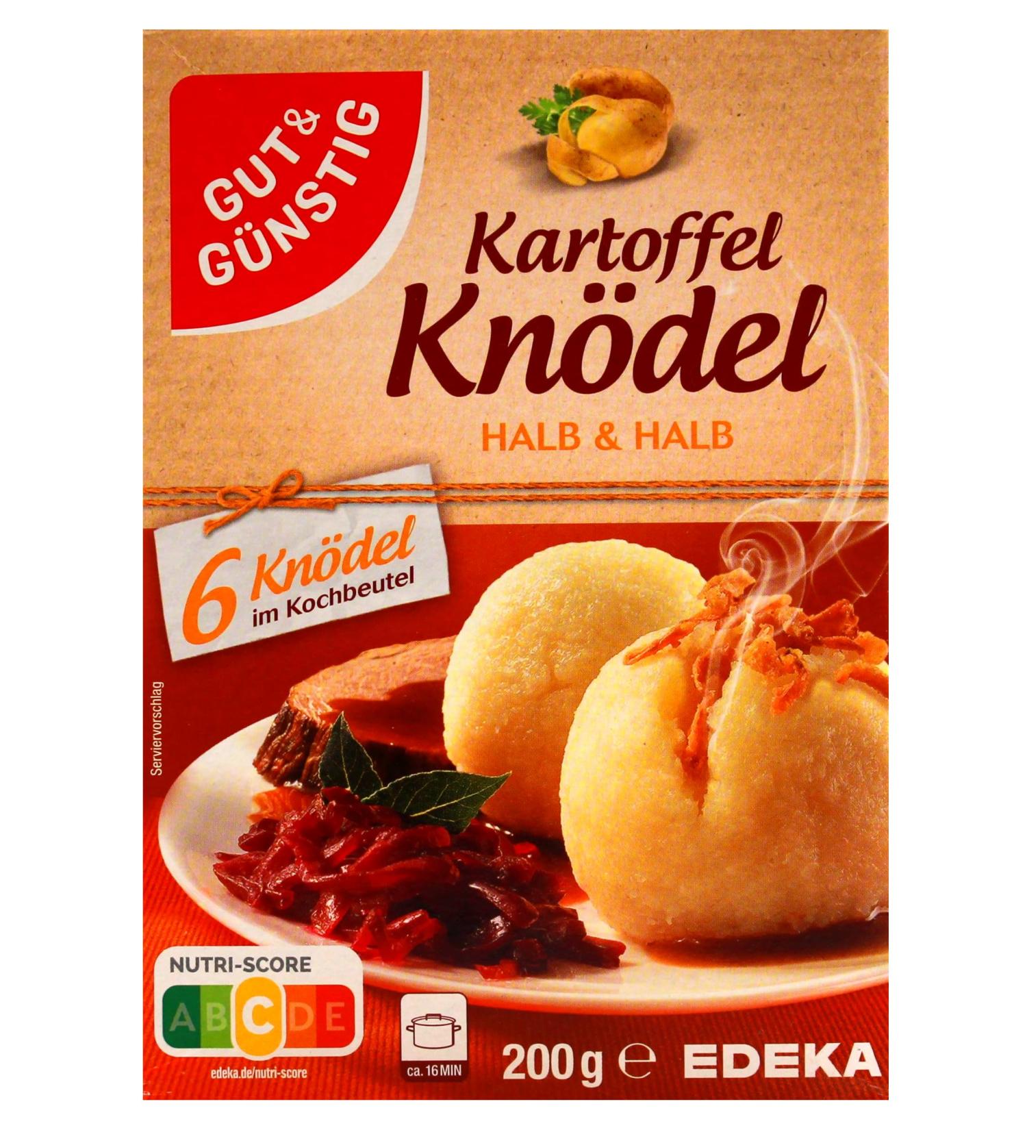 Buy Good & Cheap Potato Dumplings Half & Half - Pack of 16 (16 x 200g) | International Shipping Available - Buy Online on GoSupps.com