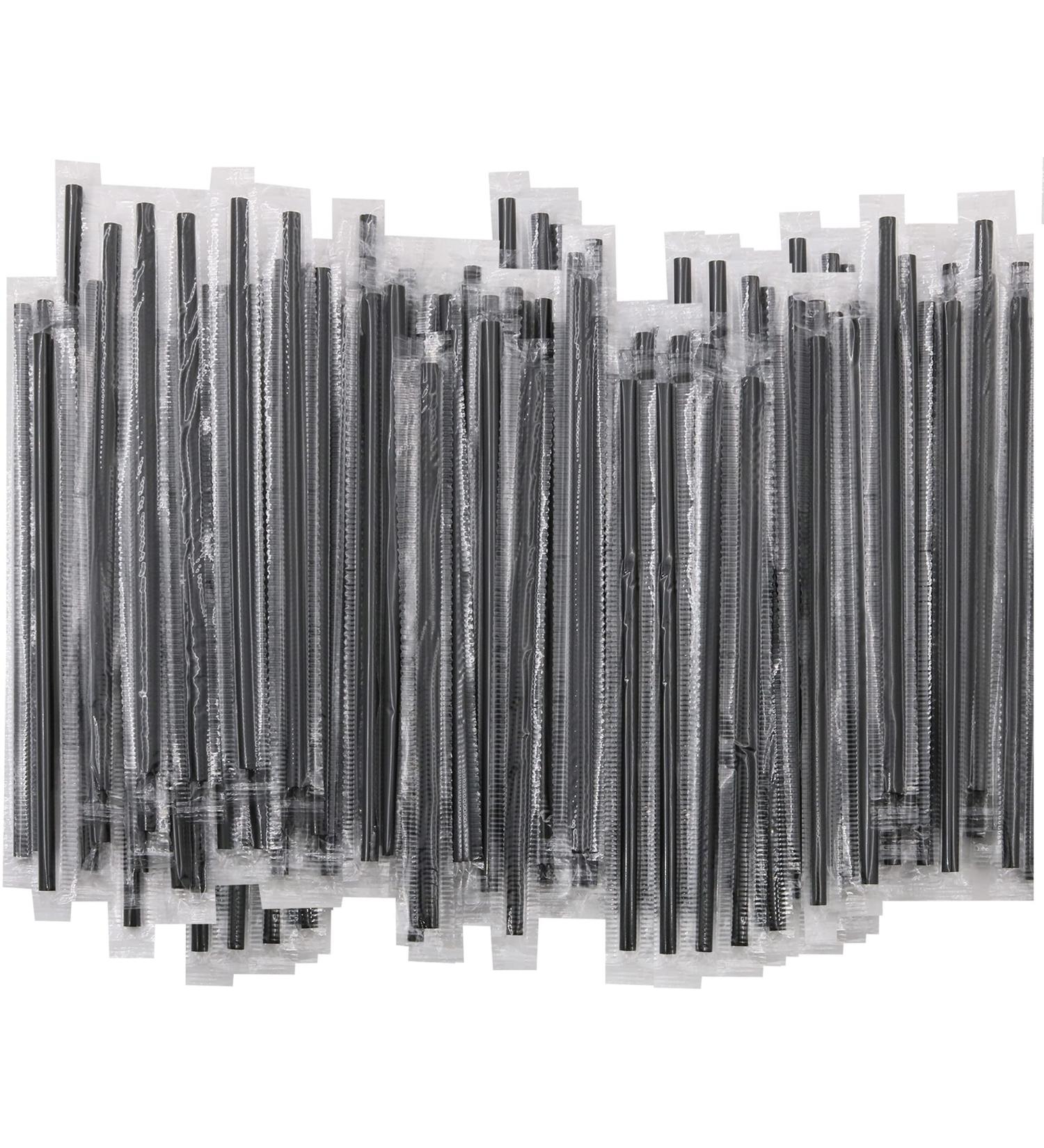 Individually Wrapped Coffee Stirrers (Black 500) Black 500