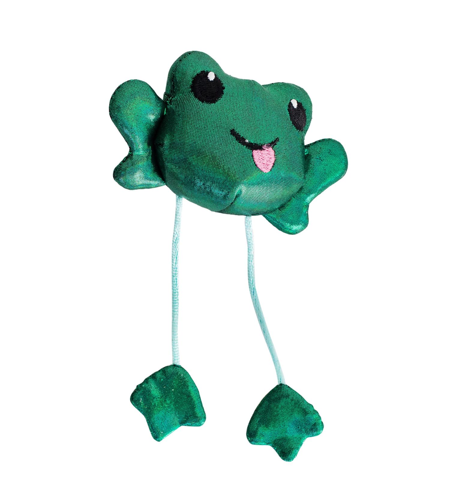 Petstages Toss N Dangle Frog - Interactive Cat Toy with Catnip | Fun Frog Design for Happy Cats - Shop Internationally! - Buy Online on GoSupps.com