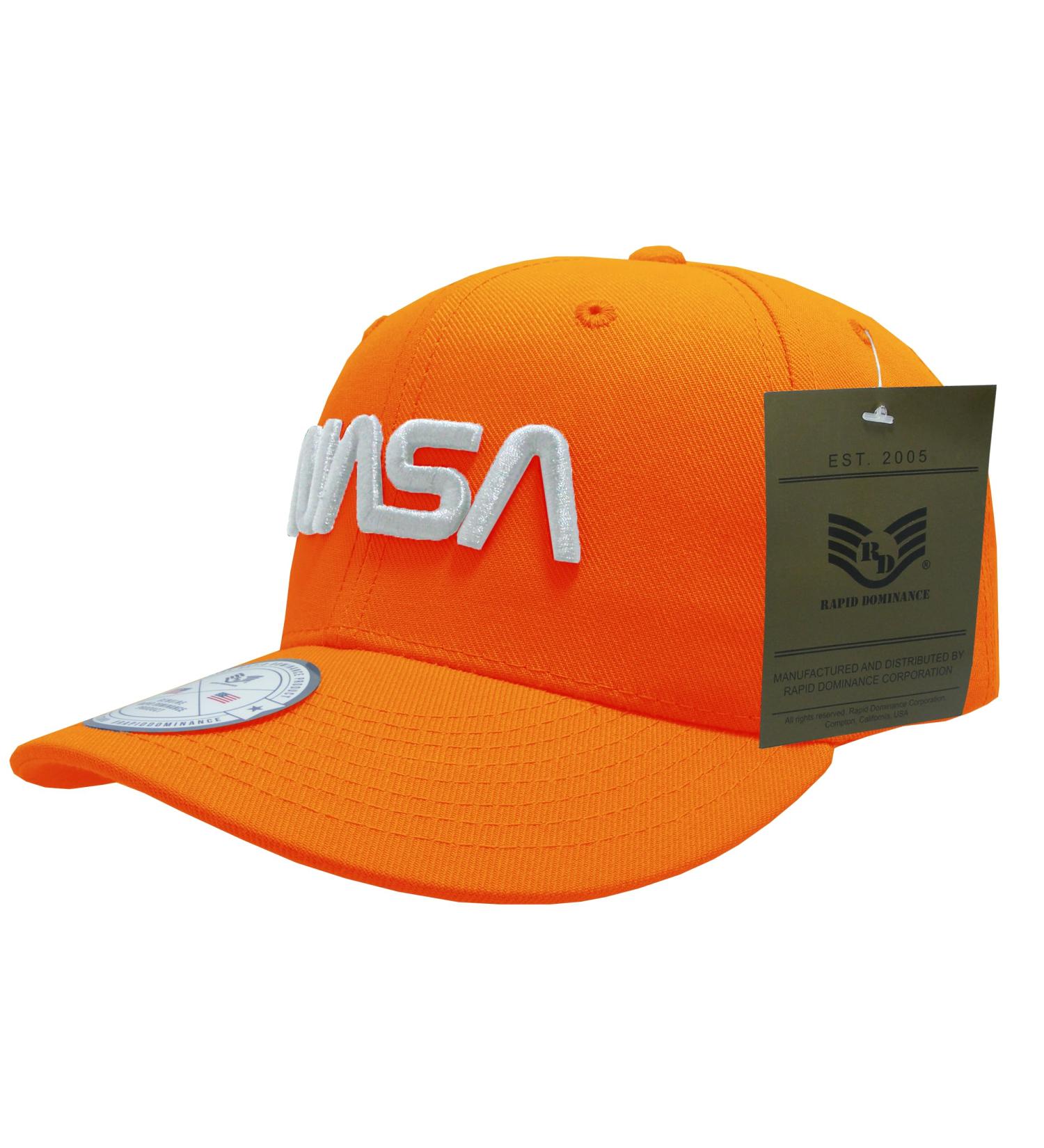 Rapiddominance Standard NASA Deluxe Caps Worm Orange