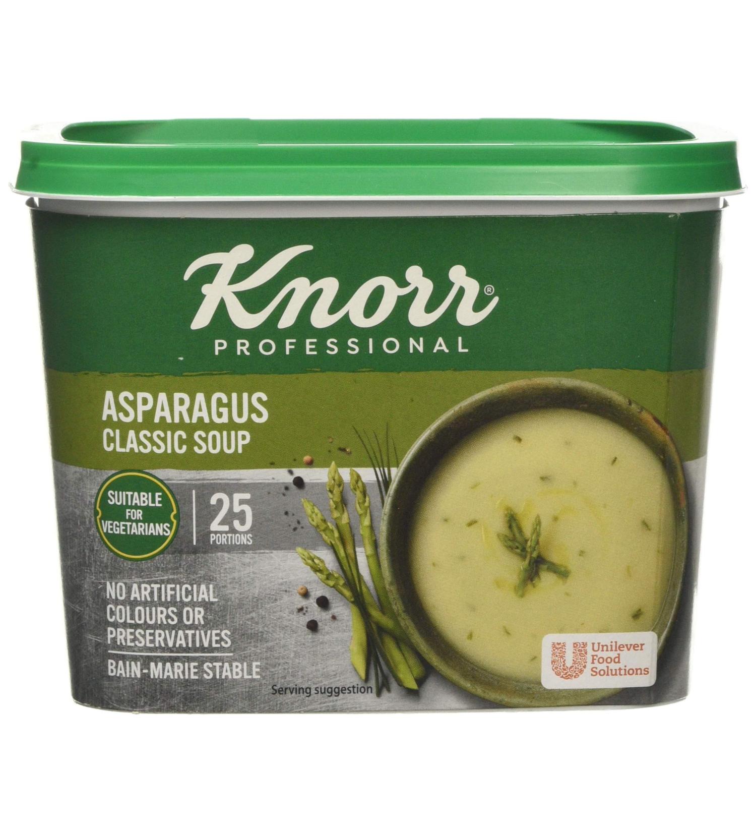 Knorr Classic Asparagus Soup Mix 25 Portions (Makes 4.25L) 39736801 - Buy Online on GoSupps.com
