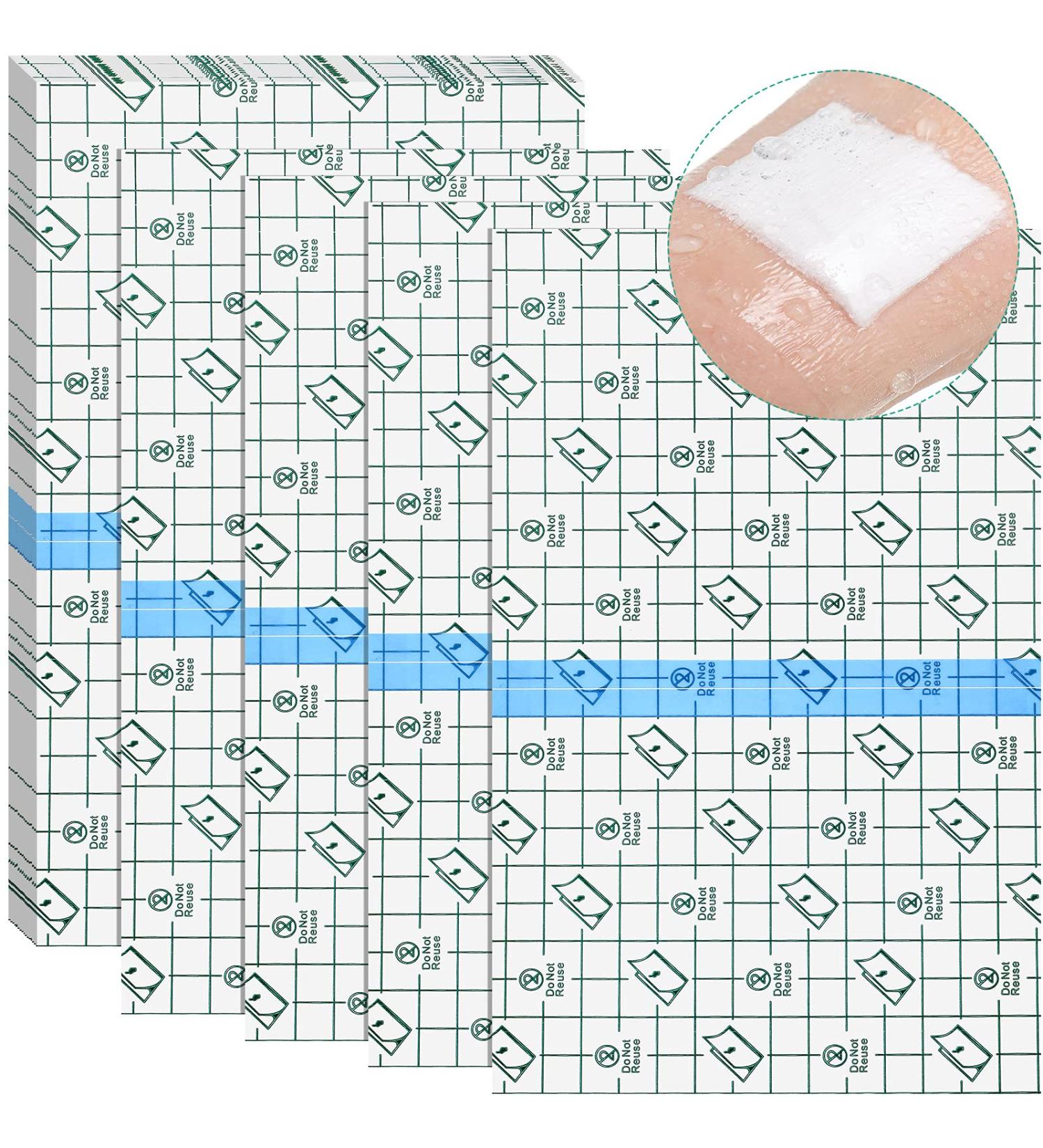 Waterproof Transparent Stretch Bandage Cover 6x10 Inches - Pack of 36 - Buy Online on GoSupps.com