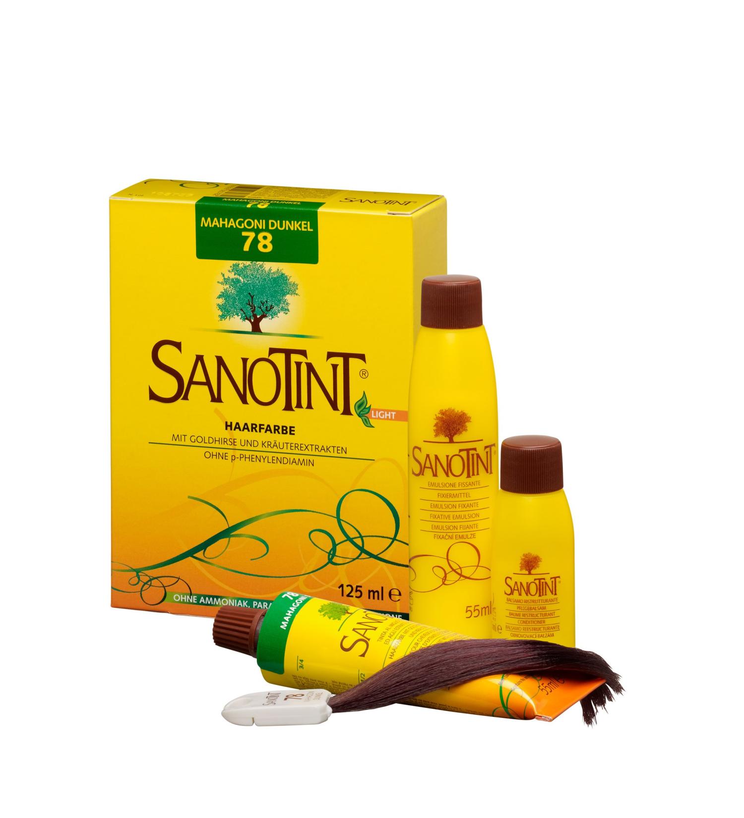 SANOTINT Hair Color Sensitive light No. 78 Mahogany Dark (125 ml)