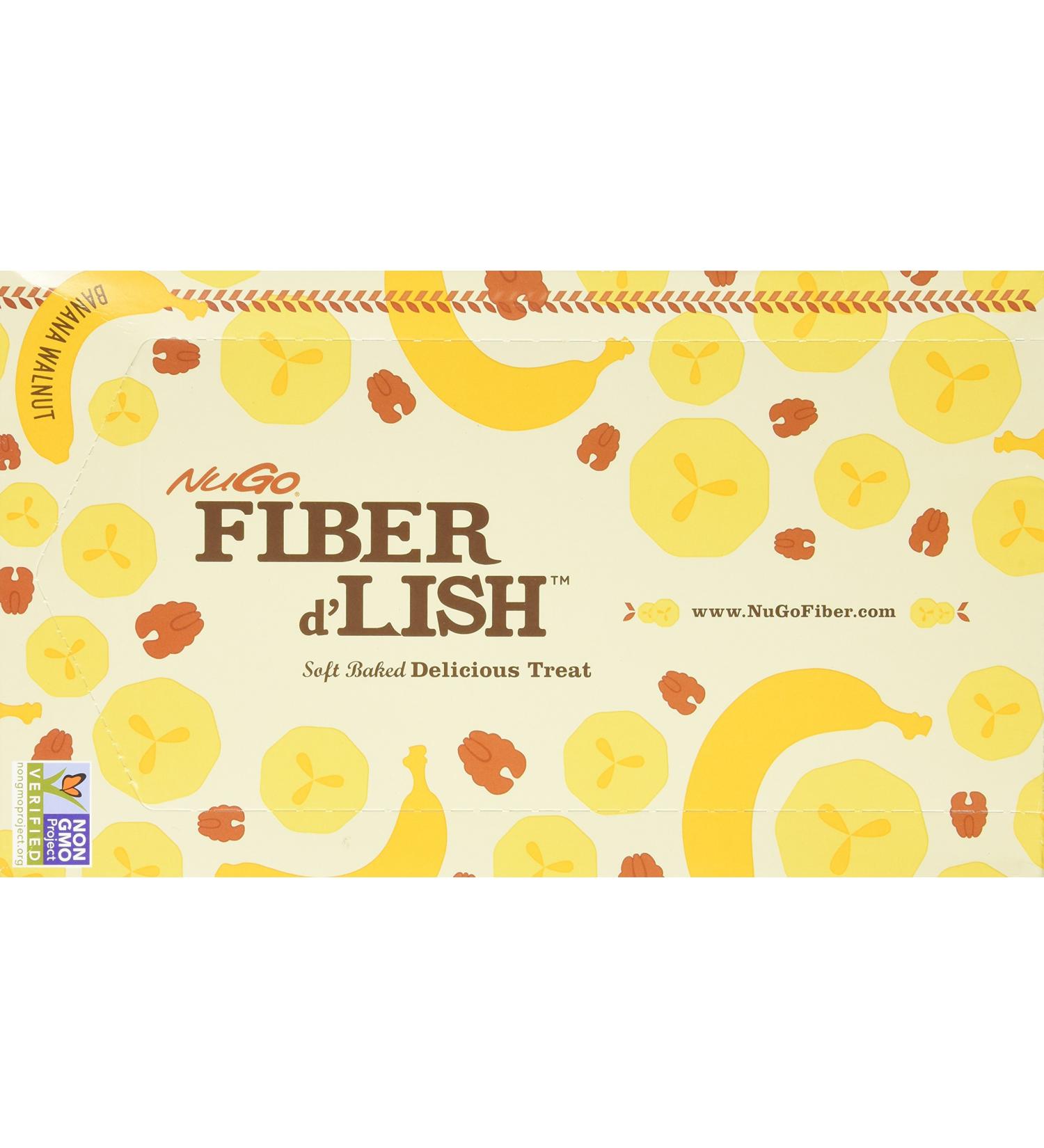 Gnu Foods Flavor&Fiber, Ban Walnut, 1.60 Ounce, 16 count