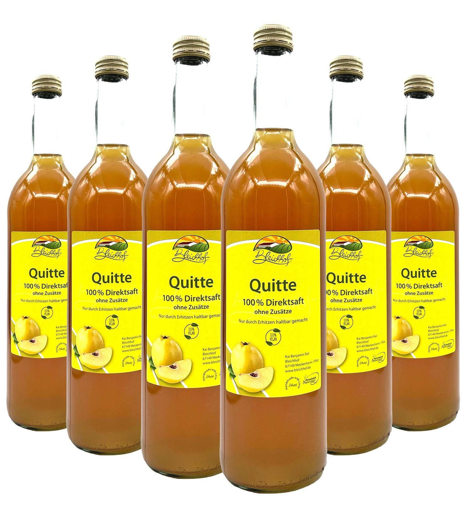 Bleichhof Quince Juice - 100% Natural Vegan Juice No Sugar Added 6-Pack (6 x 0.72L) | Buy Premium Quince Juice Online - Buy Online on GoSupps.com