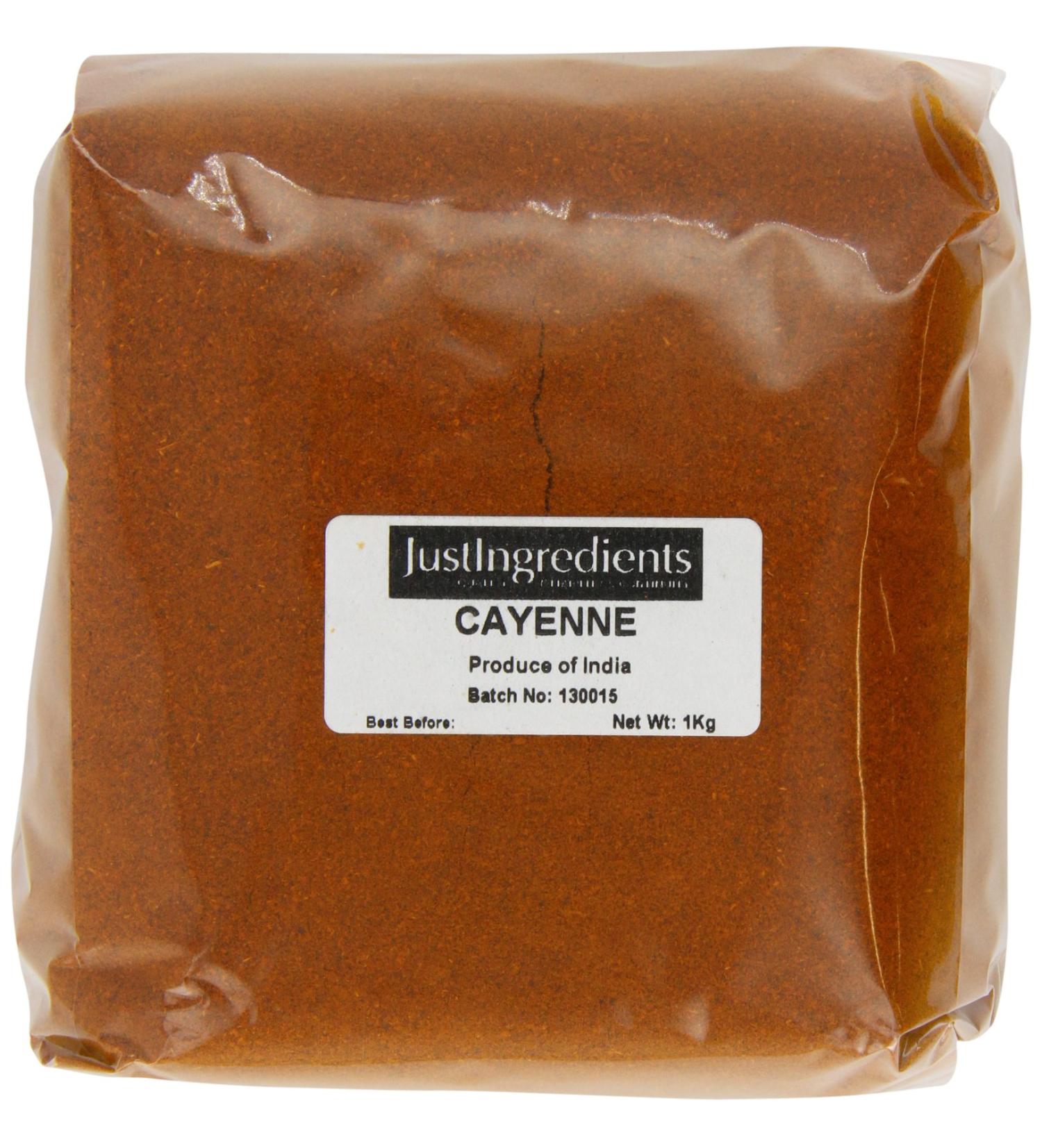 JustIngredients Essential Cayenne Pepper 1 kg - Pack of 2 - Buy Online on GoSupps.com
