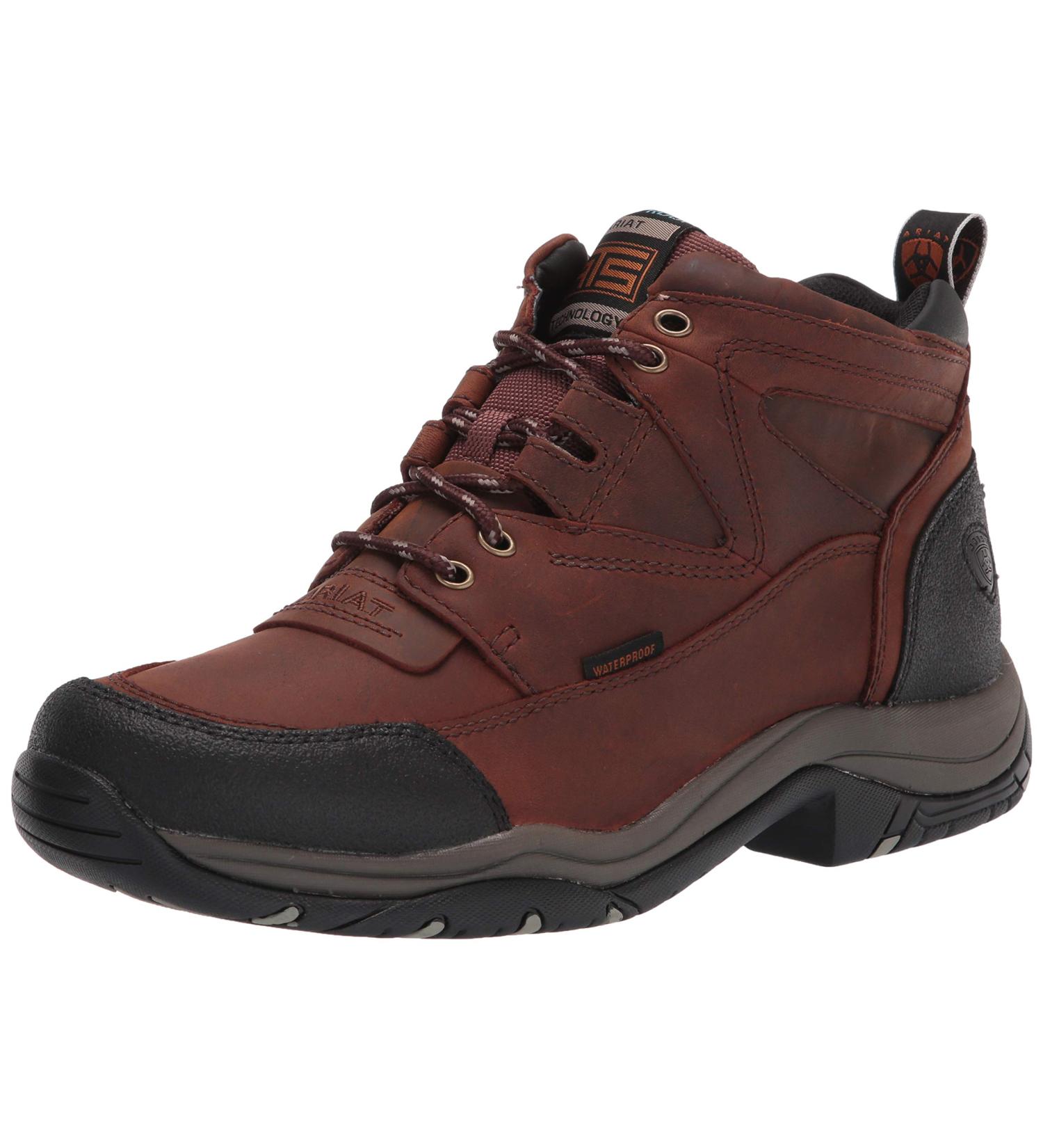 Ariat Terrain Waterproof Hiking Boot Men's Leather 10.5 Wide Copper | Outdoor Waterproof Boots - Buy Online on GoSupps.com