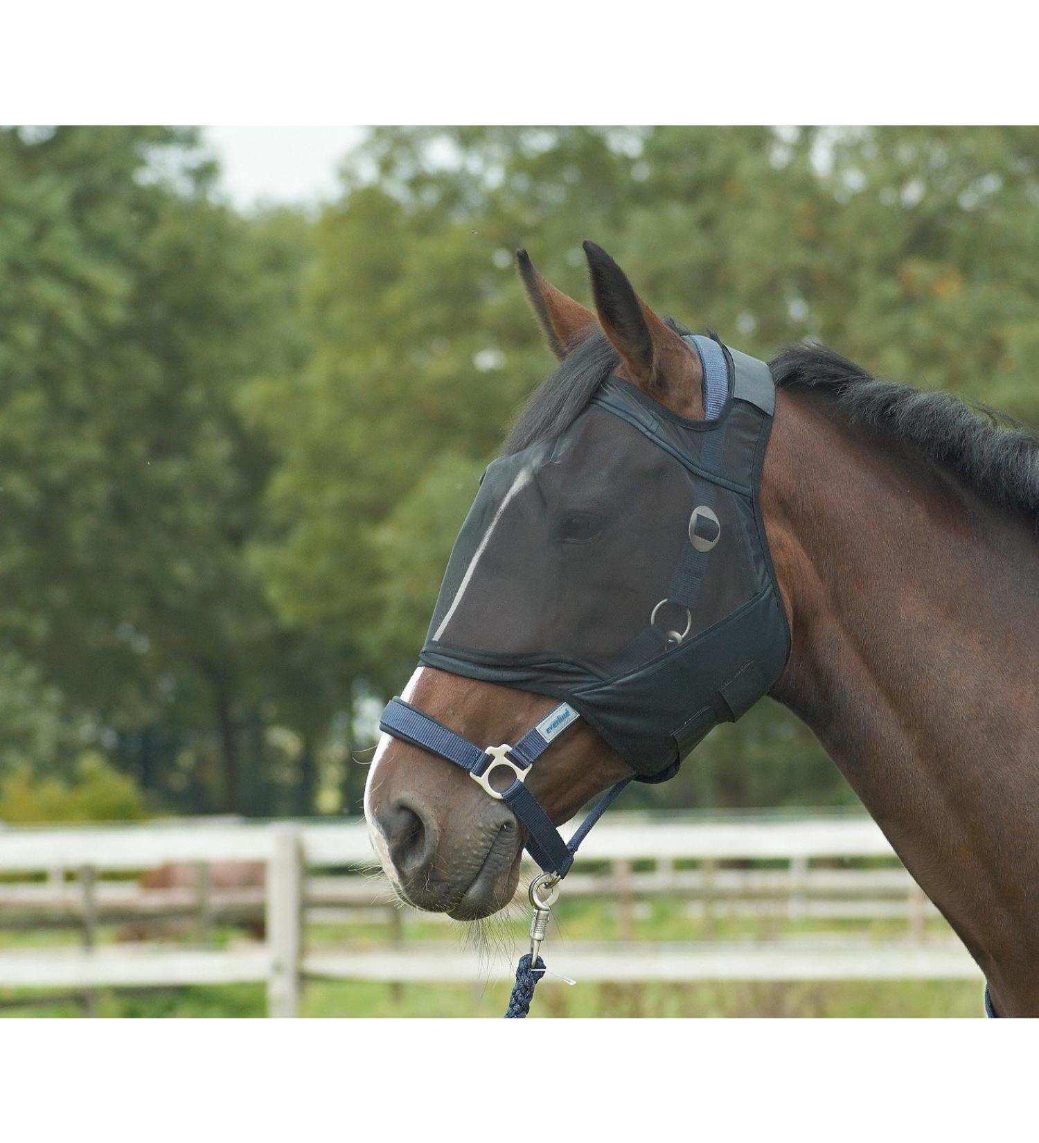 BUSSE Fly Mask Fly Guard Pony Black