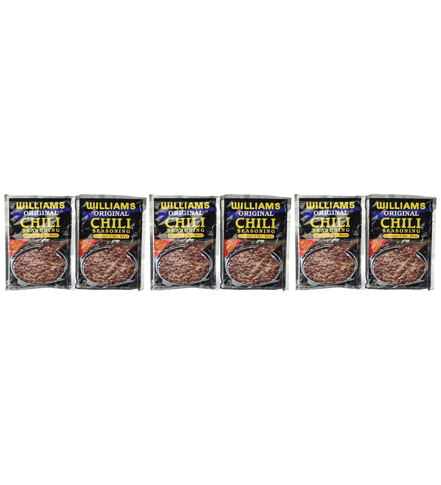 Williams Chili Original Seasoning 1 oz (Pack of 12) - Authentic Flavor for Delicious Meals - Buy Online on GoSupps.com
