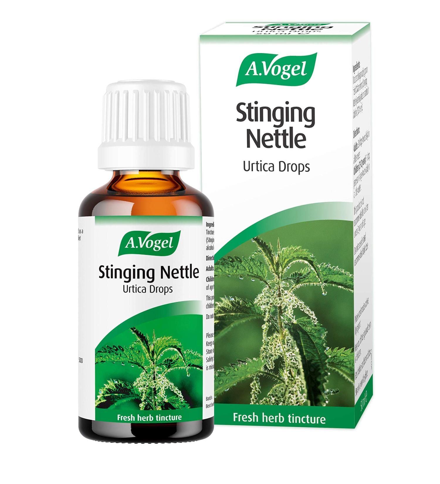 Organic A.Vogel Stinging Nettle Urtica Drops - 50ml | Vegan-Friendly Food Supplement - Buy Online on GoSupps.com