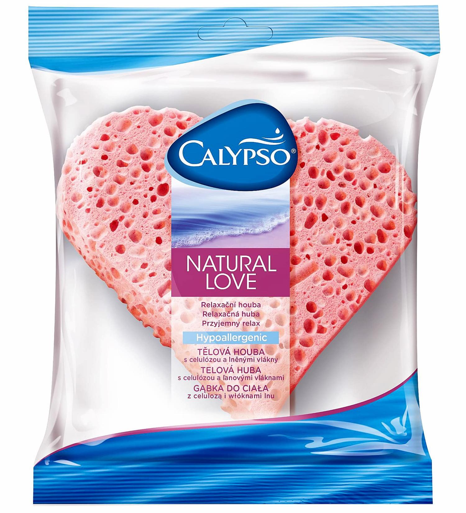 Calypso Natural Love Bath Sponge - Eco-Friendly Soft Bath Essentials for a Luxurious Spa Experience - Buy Online on GoSupps.com