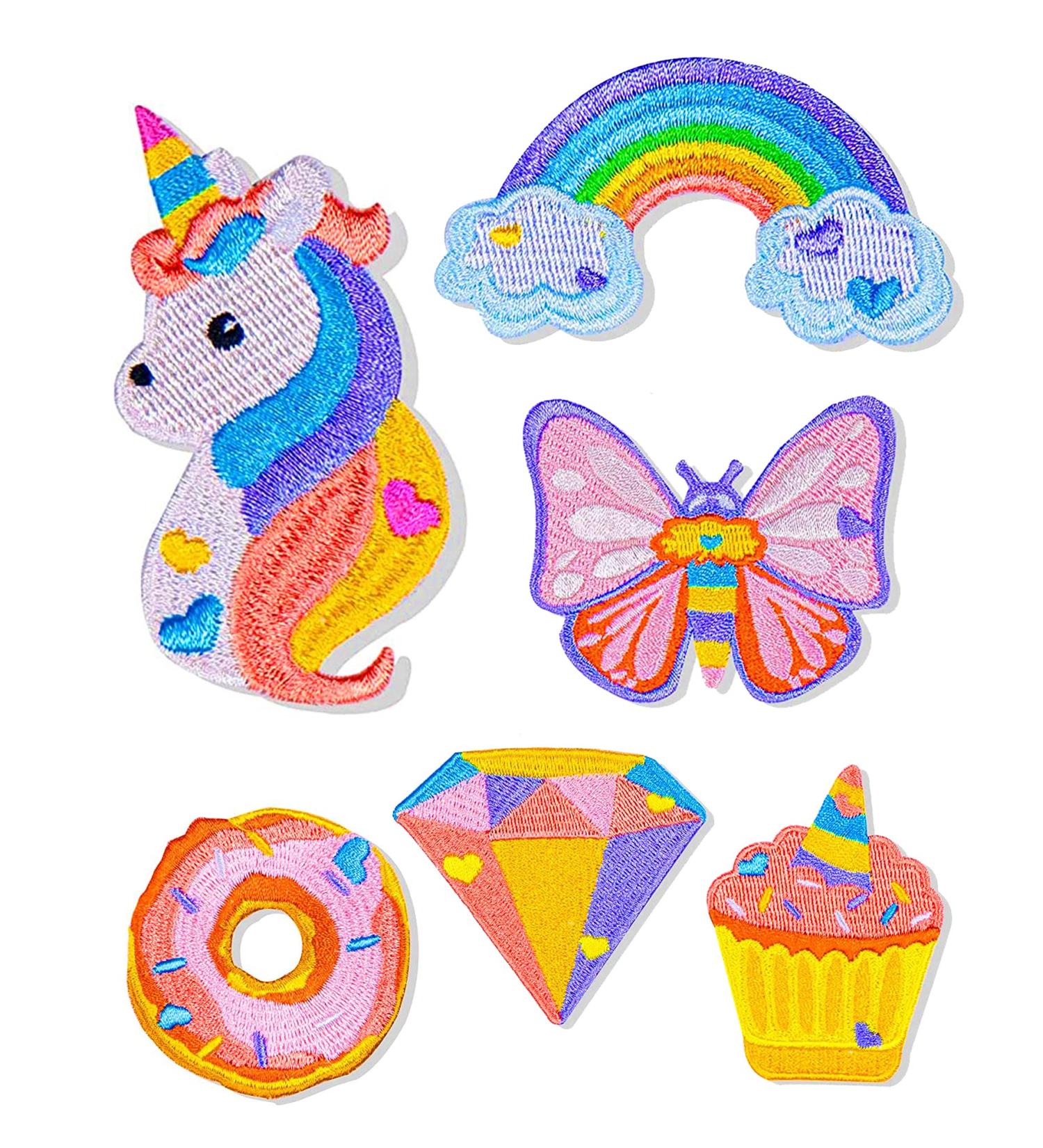 Girl Fashion Pink Embroidered Iron On Patch for Clothing, Backpacks, Hats - DIY Sewing Applique Accessory - Buy Online on GoSupps.com