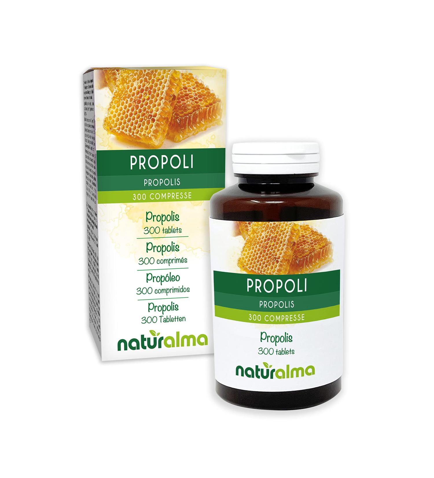 Propolis (Propolis) Resin Naturalma - 150 g - 300 Tablets - Dietary Supplement - Natural - Buy Online on GoSupps.com