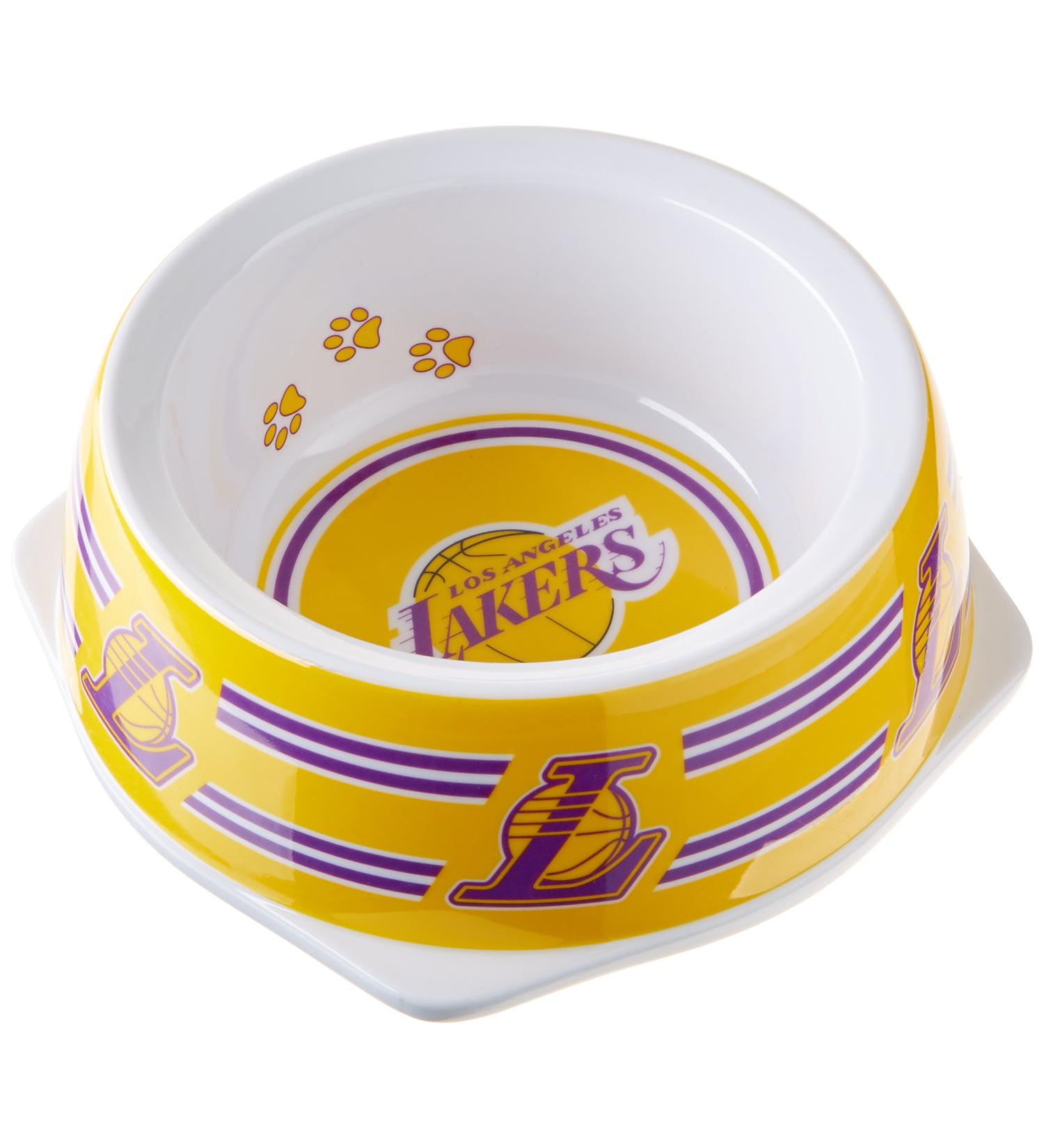 Sporty K9 NBA Los Angeles Lakers Pet Bowl, Small