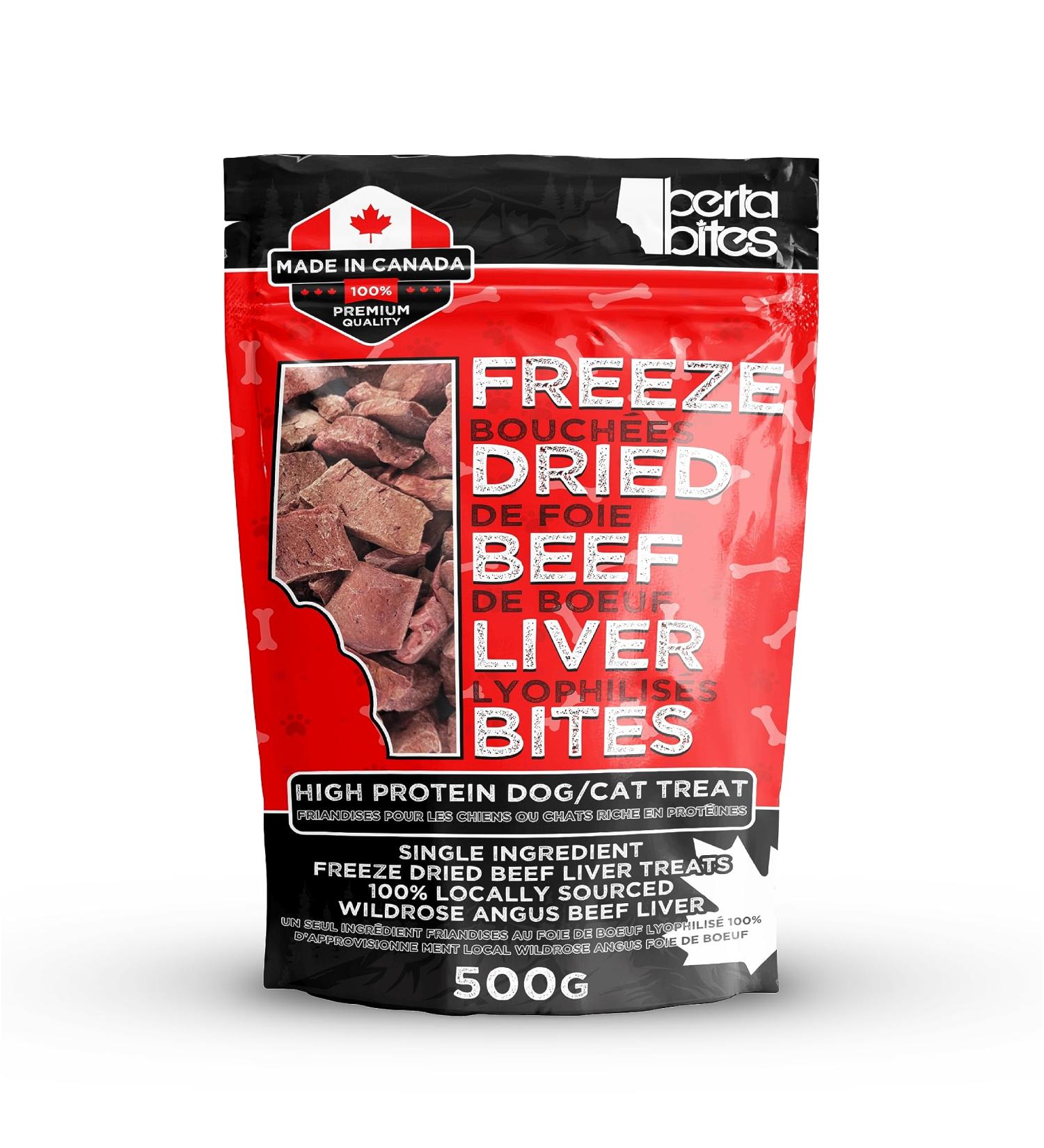 Berta Bites Freeze Dried Grass Fed Angus Beef Liver Bites - Buy Online on GoSupps.com