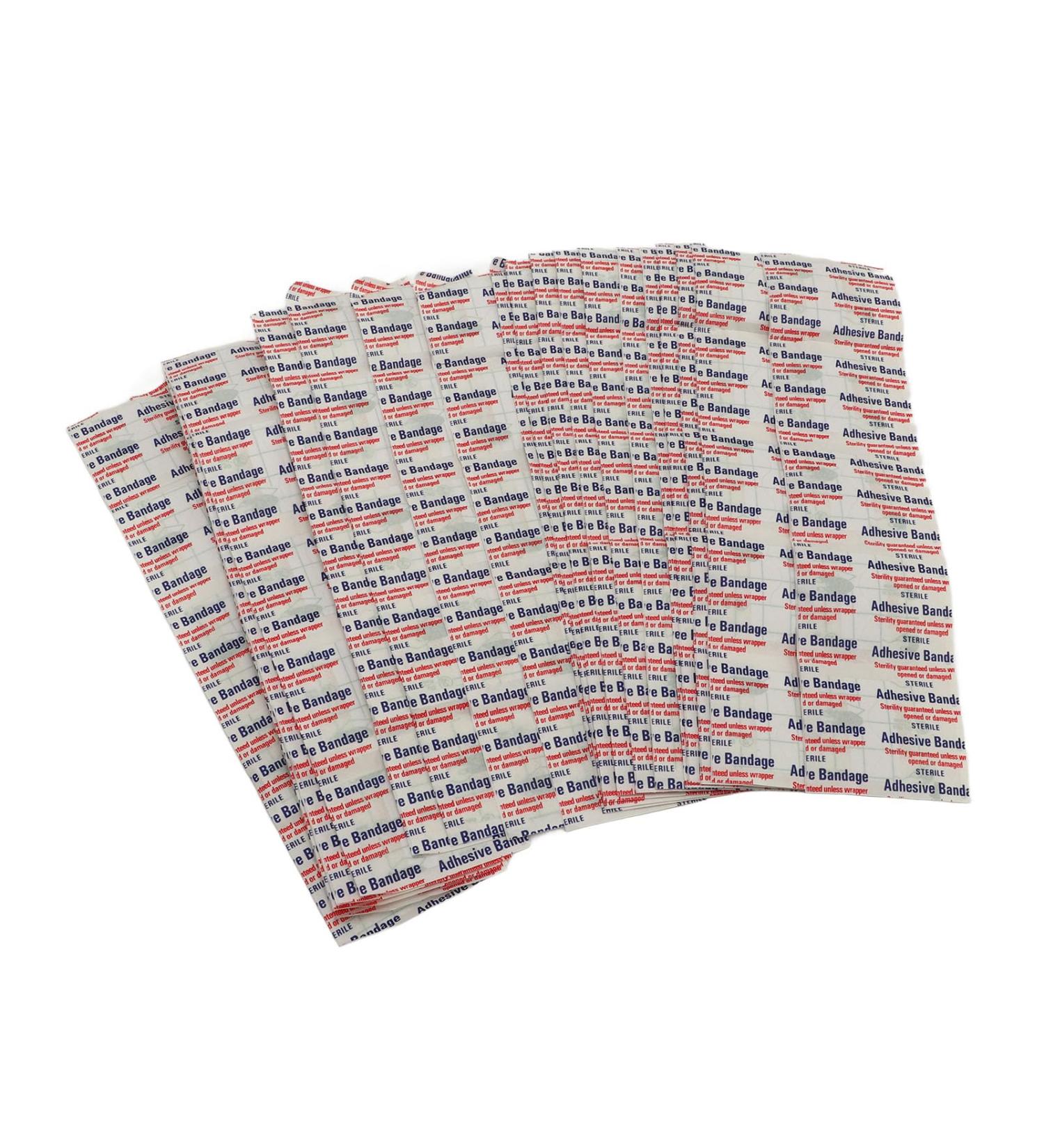 100PCS Waterproof Adhesive Bandages - Sterile Transparent First Aid for Cuts & Abrasions | Ideal for Home School Infirmaries & Enterprises - Buy Online on GoSupps.com