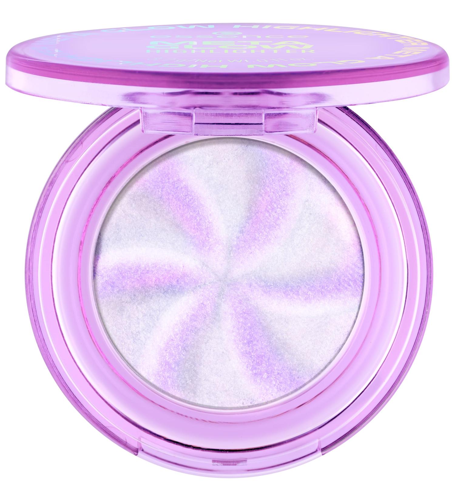 Essence Meta Glow Highlighter Violet - Brightening Shimmering Vegan & Oil-Free - 3.2g Pack - Buy Online on GoSupps.com